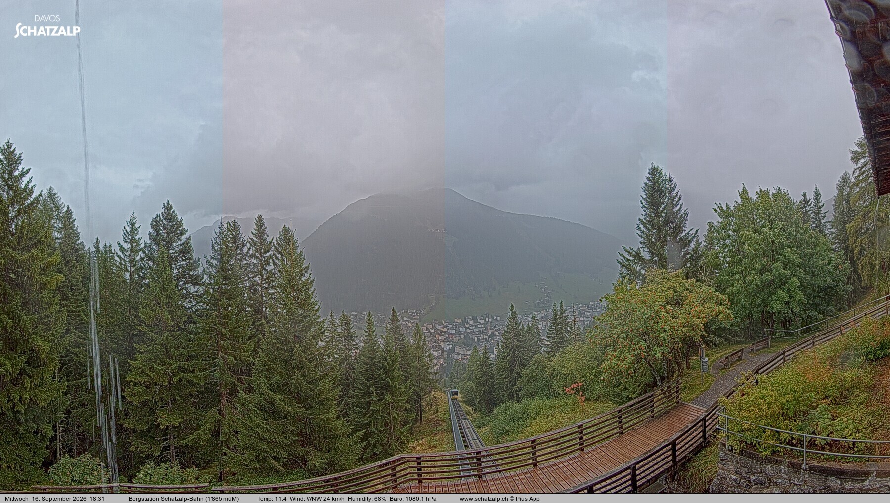 Archiv Foto Webcam Schatzalp