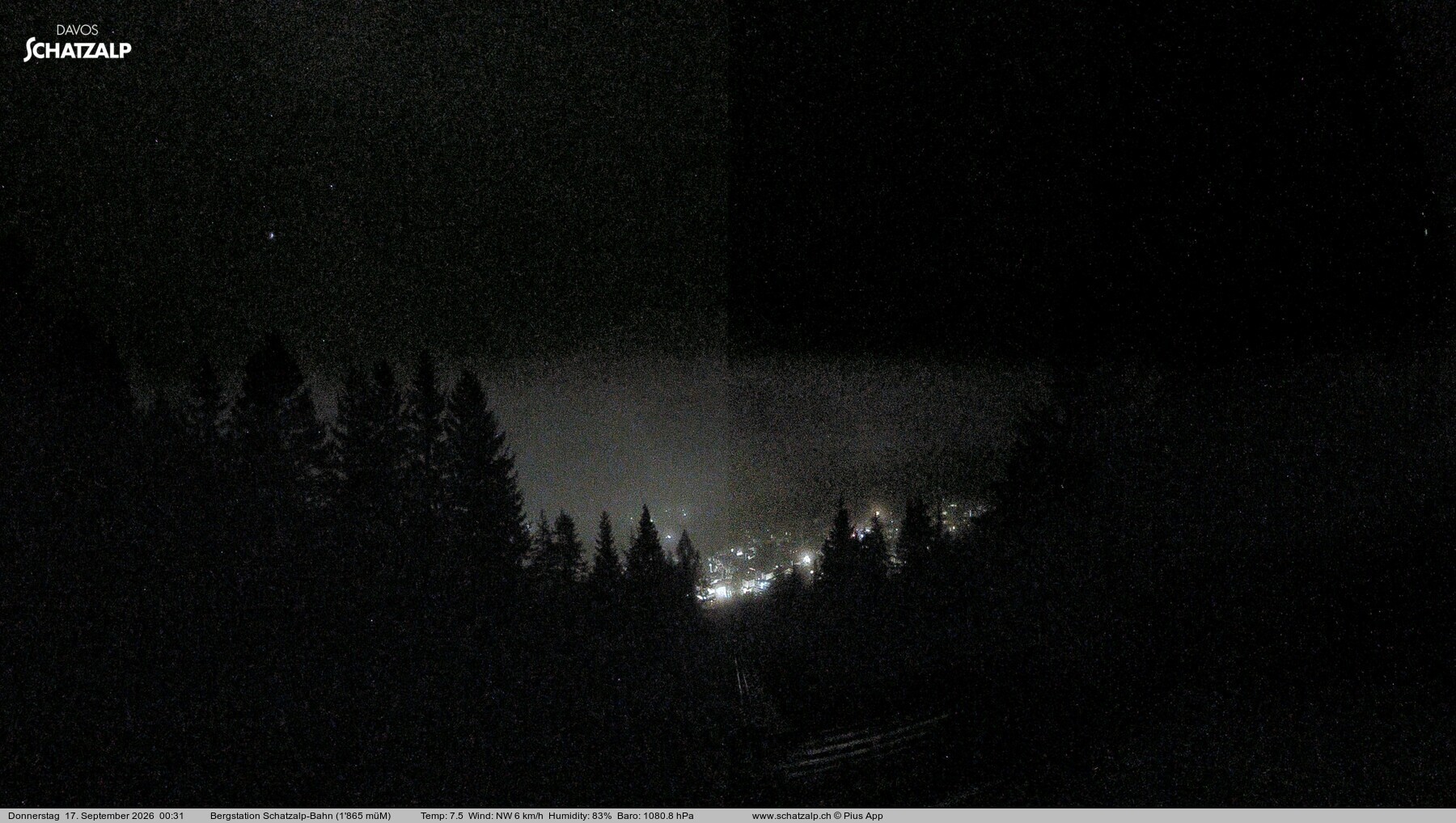 Archiv Foto Webcam Schatzalp