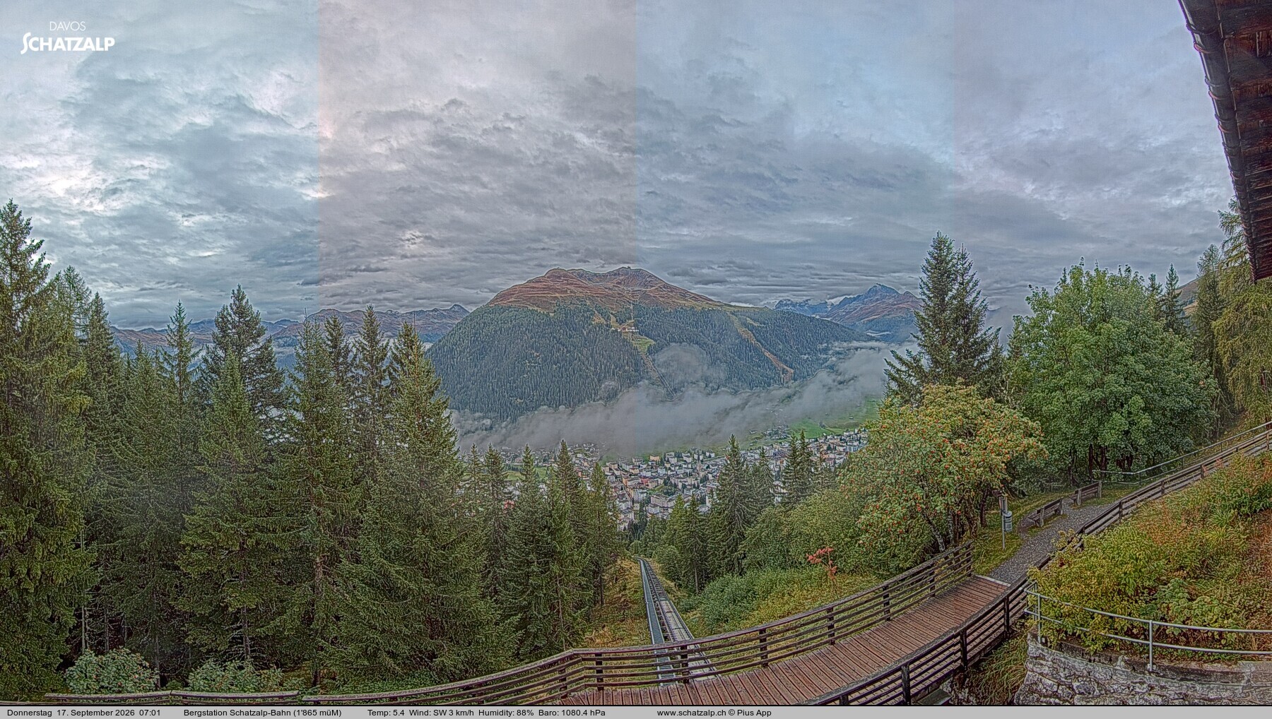 Archiv Foto Webcam Schatzalp
