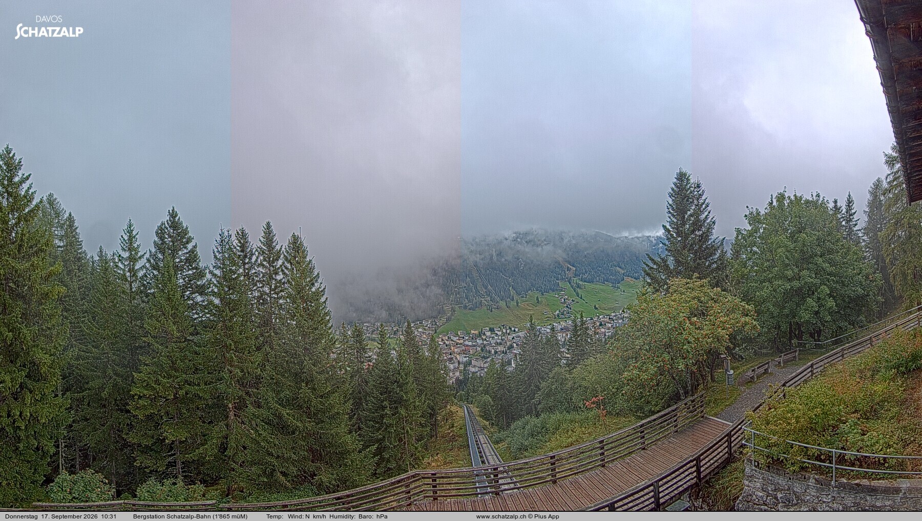 Archiv Foto Webcam Schatzalp