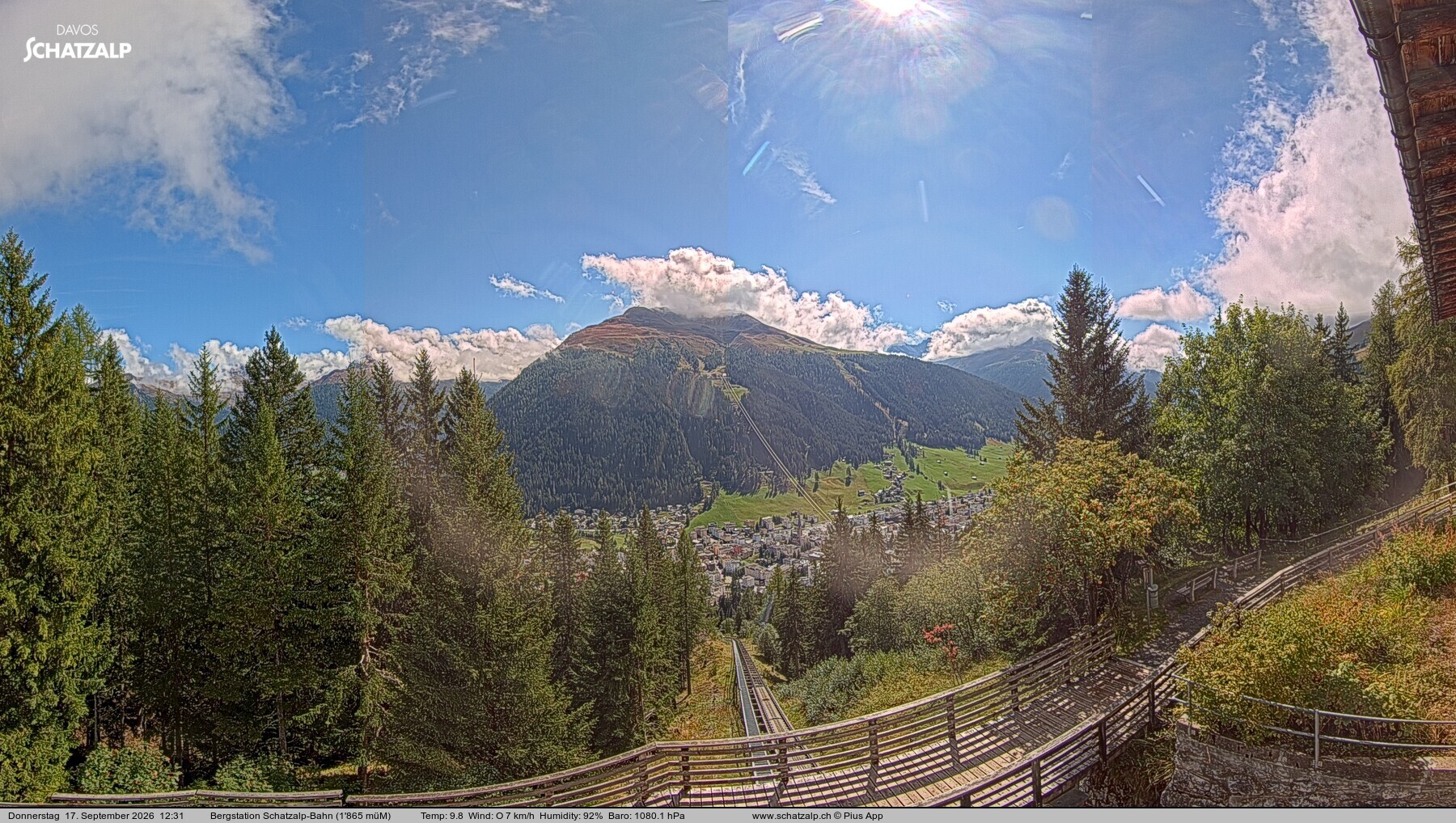 Archiv Foto Webcam Schatzalp