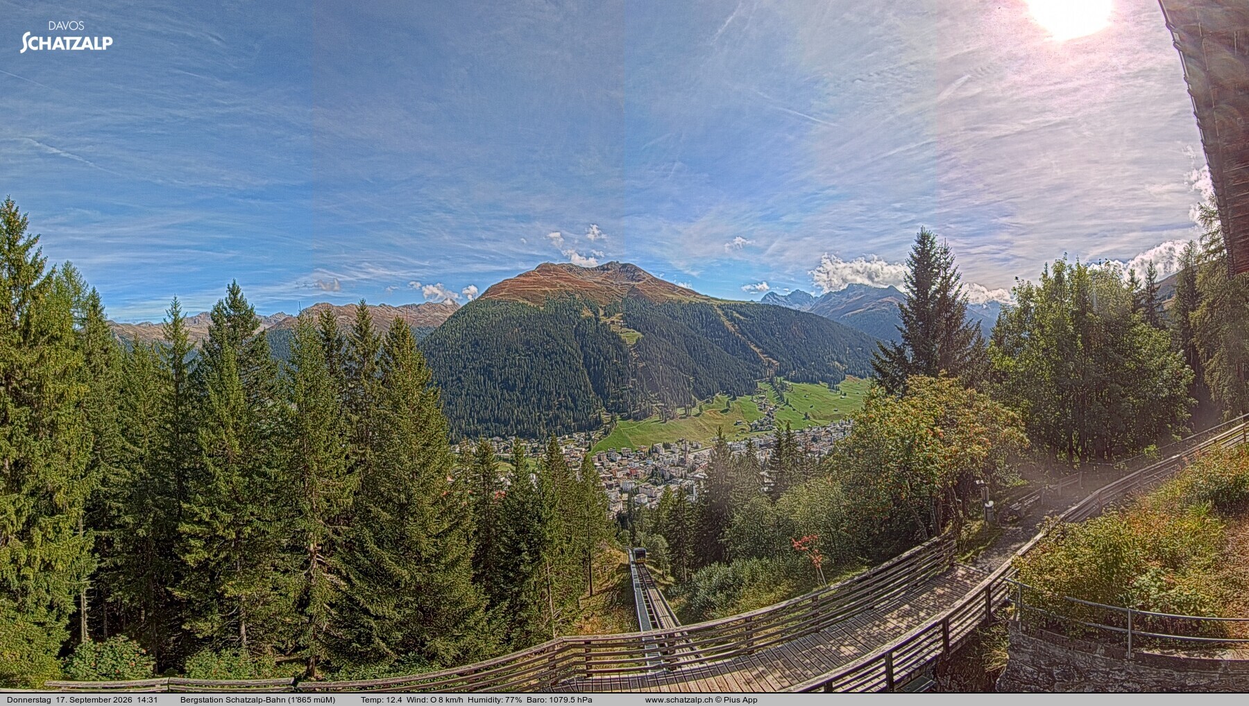 Archiv Foto Webcam Schatzalp