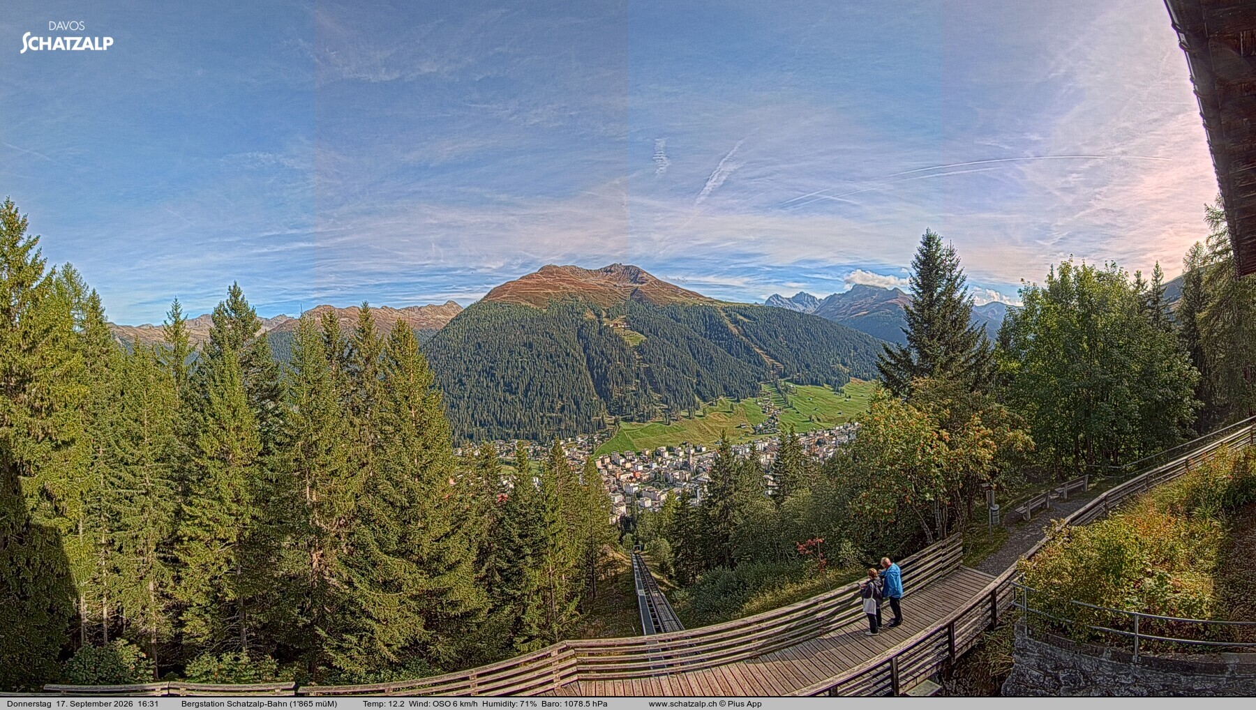 Archiv Foto Webcam Schatzalp