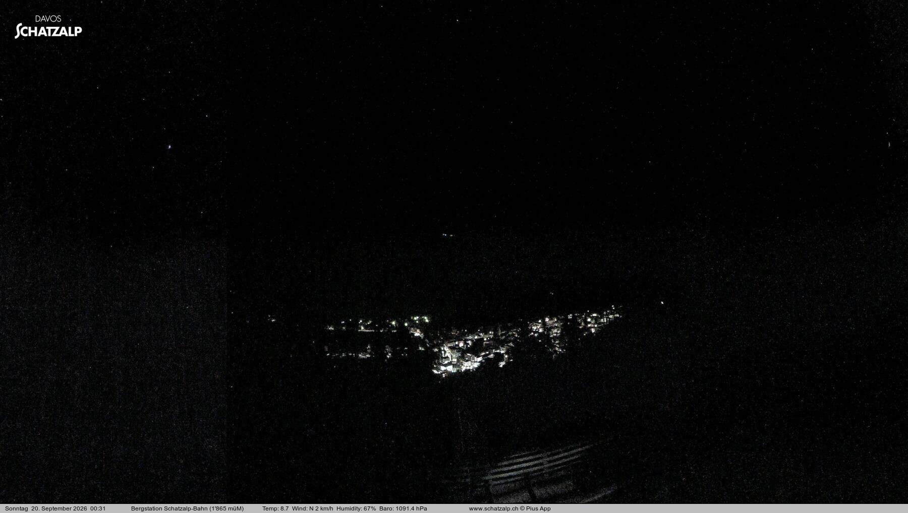 Archiv Foto Webcam Schatzalp