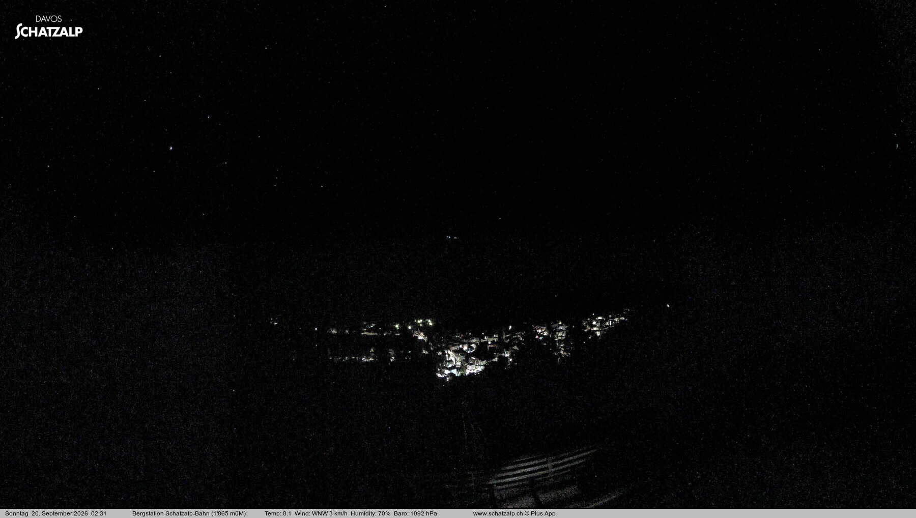 Archiv Foto Webcam Schatzalp