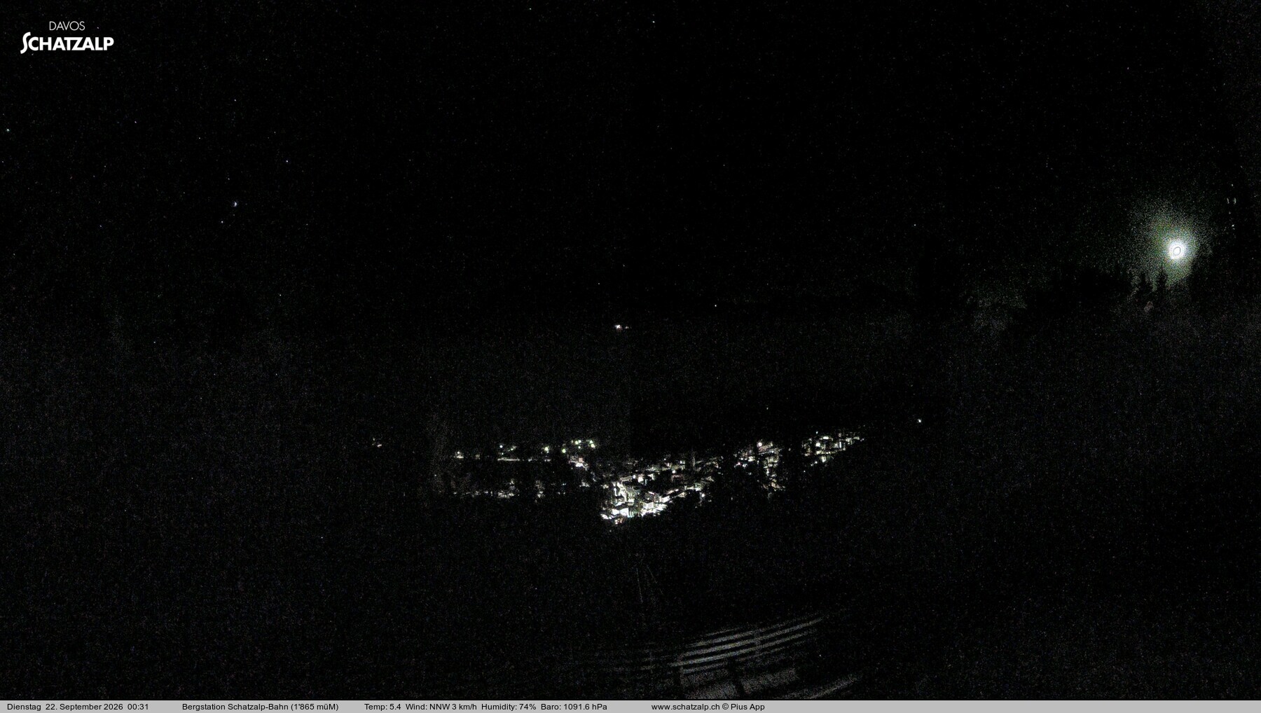 Archiv Foto Webcam Schatzalp