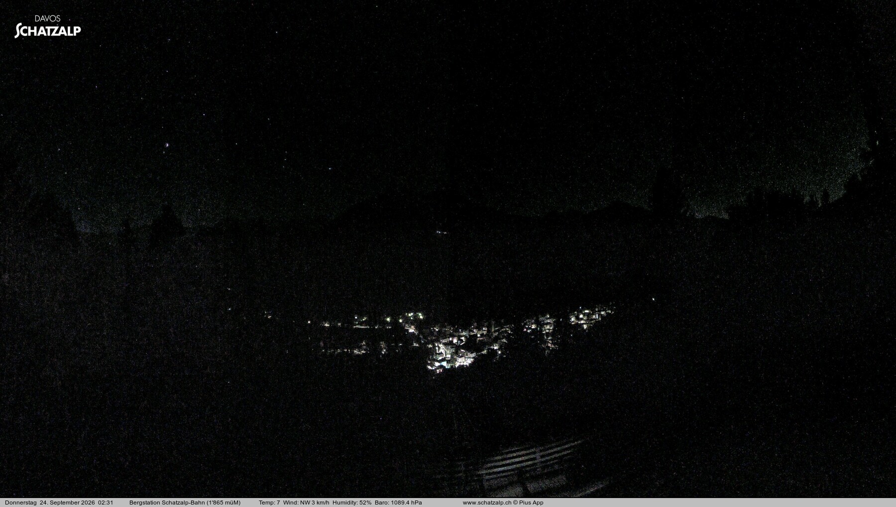 Archived image Webcam at Schatzalp