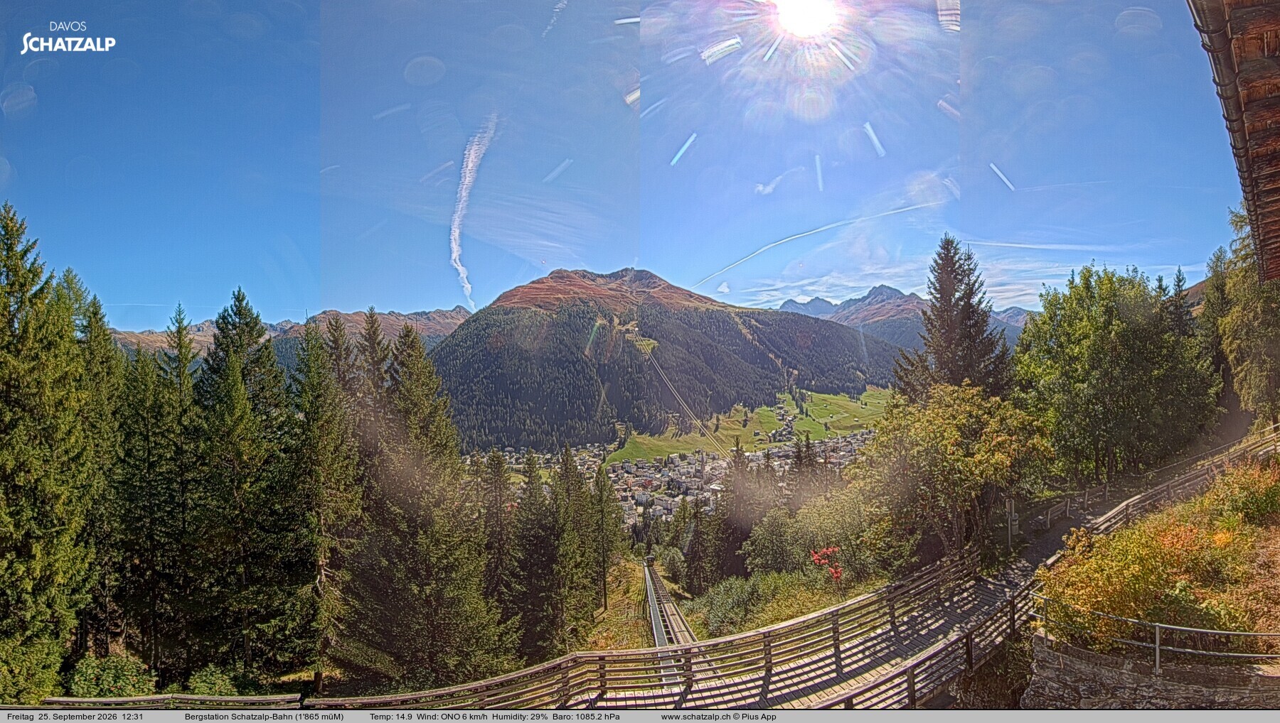 Archiv Foto Webcam Schatzalp