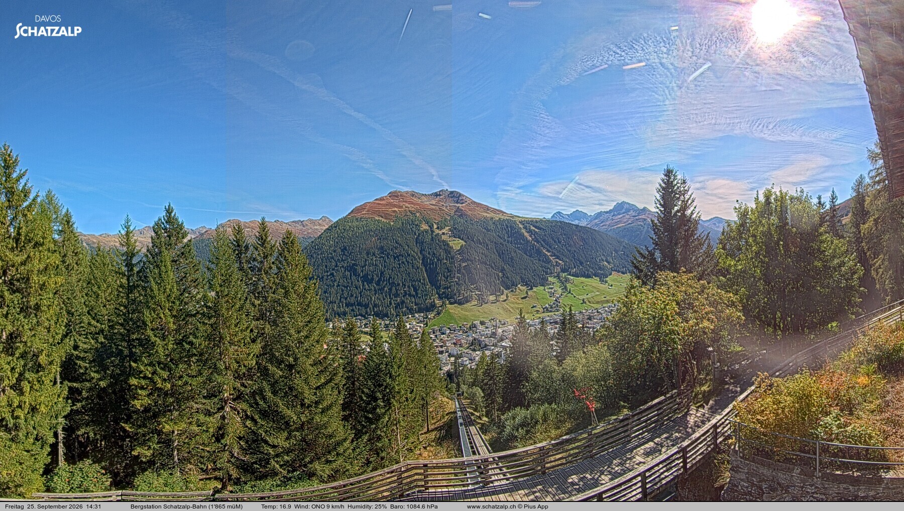 Archiv Foto Webcam Schatzalp