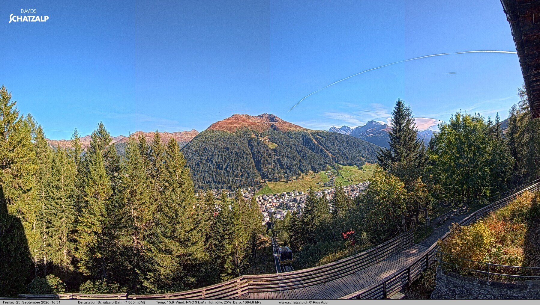 Archiv Foto Webcam Schatzalp