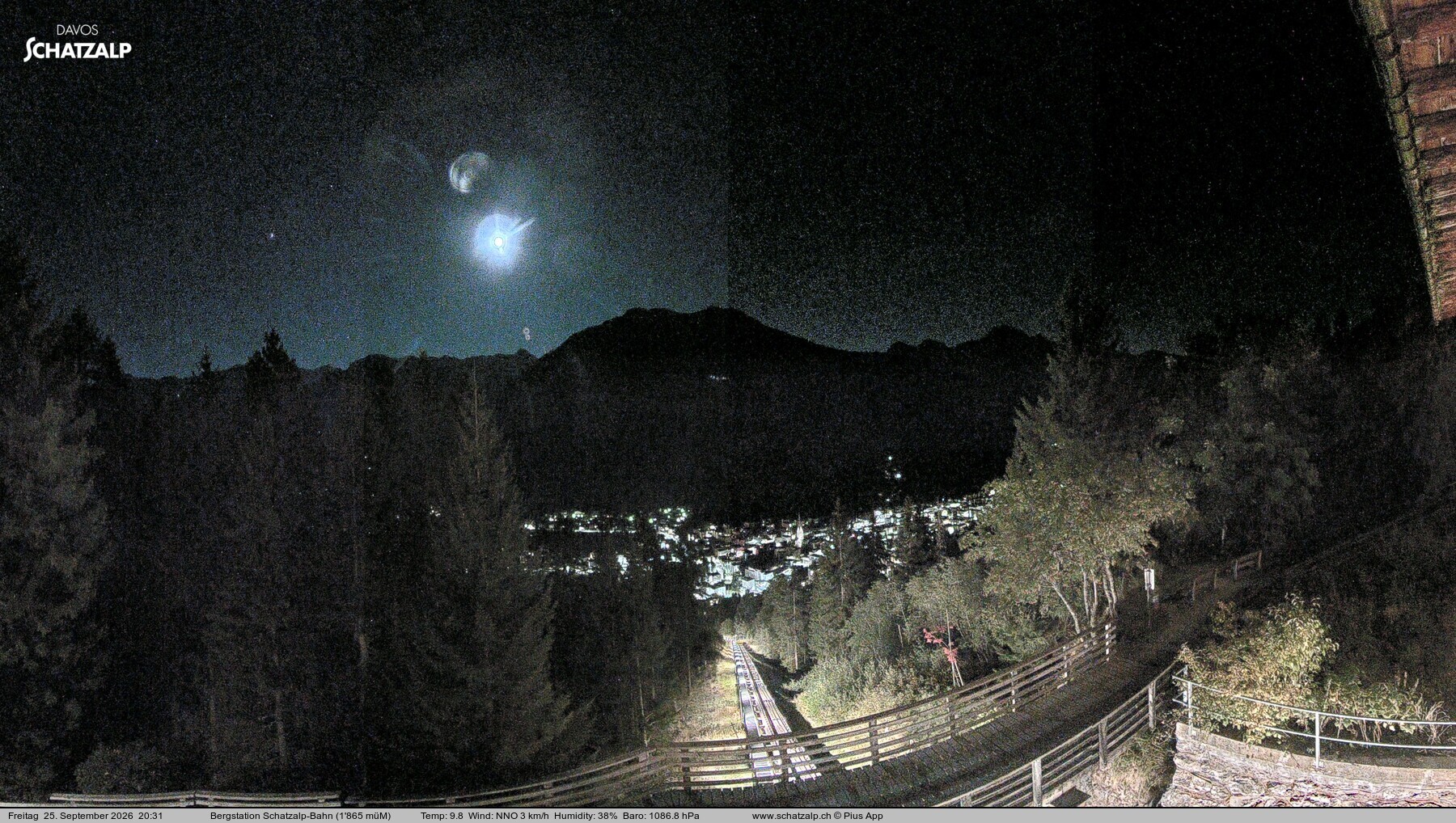 Archiv Foto Webcam Schatzalp