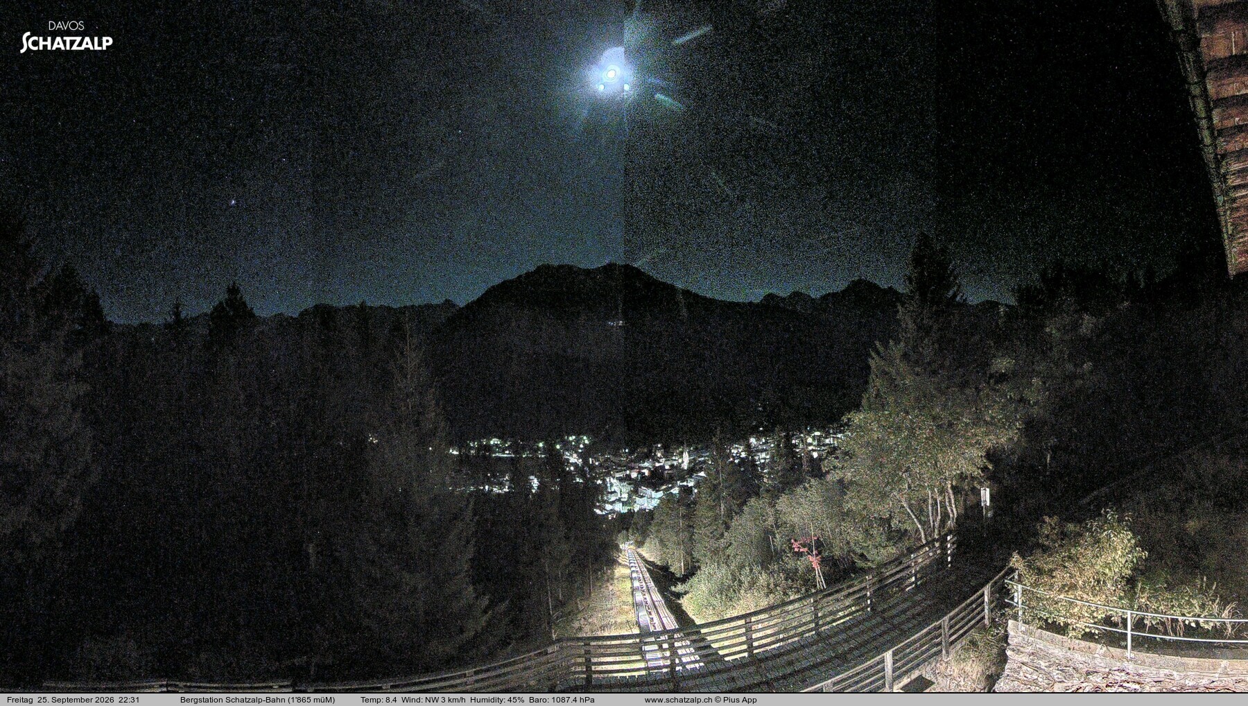 Archiv Foto Webcam Schatzalp
