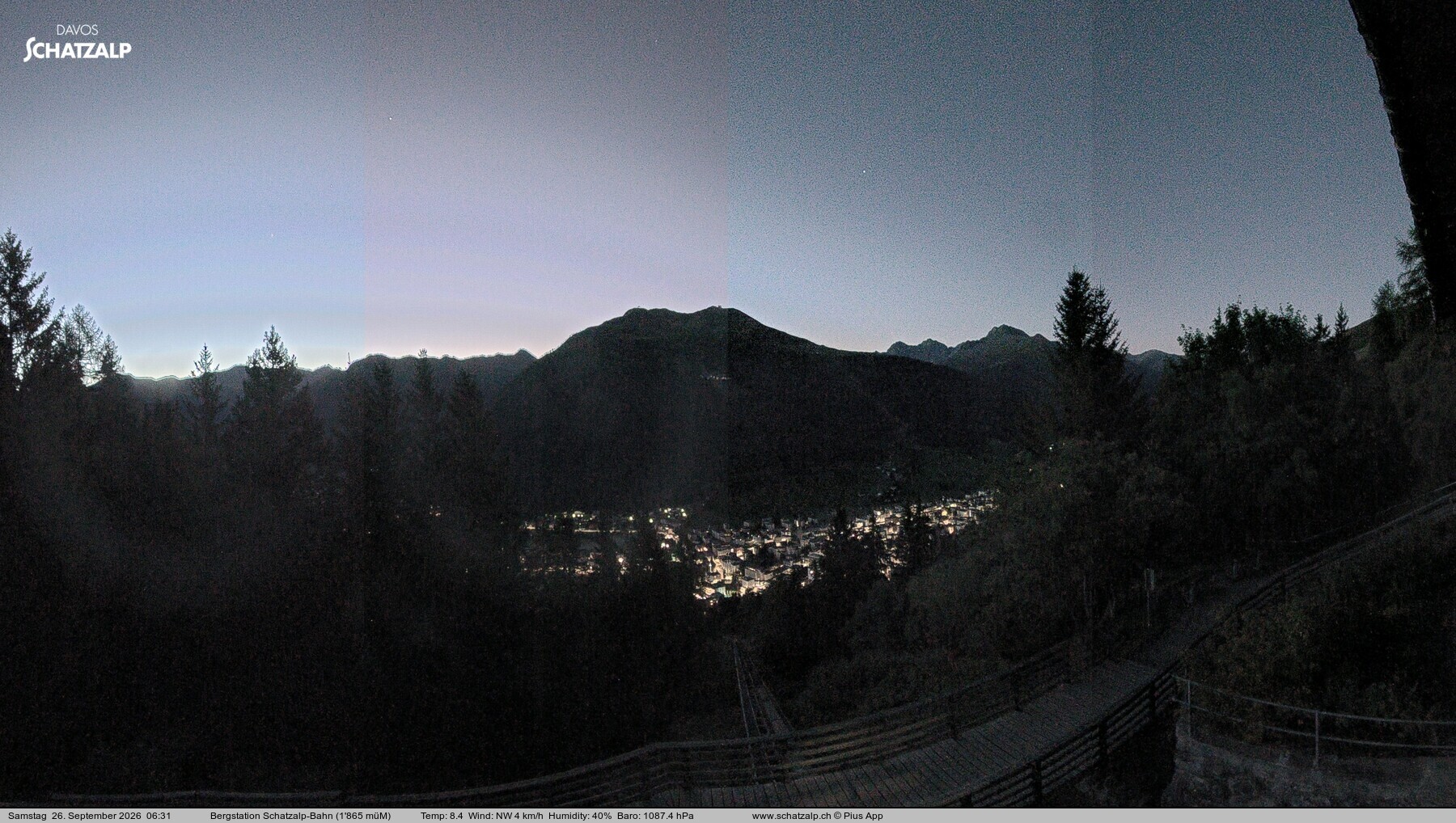 Archived image Webcam at Schatzalp