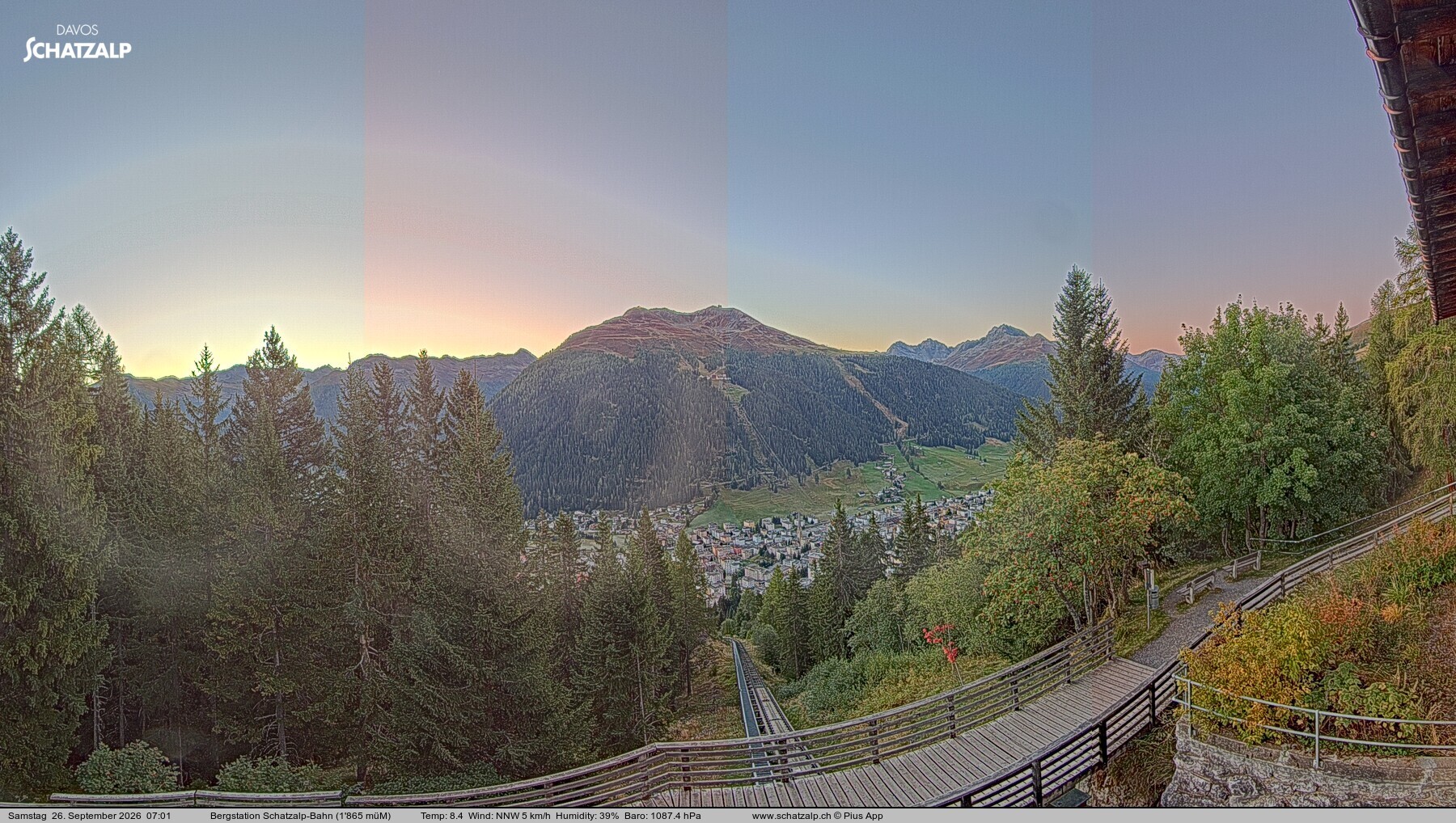 Archived image Webcam at Schatzalp