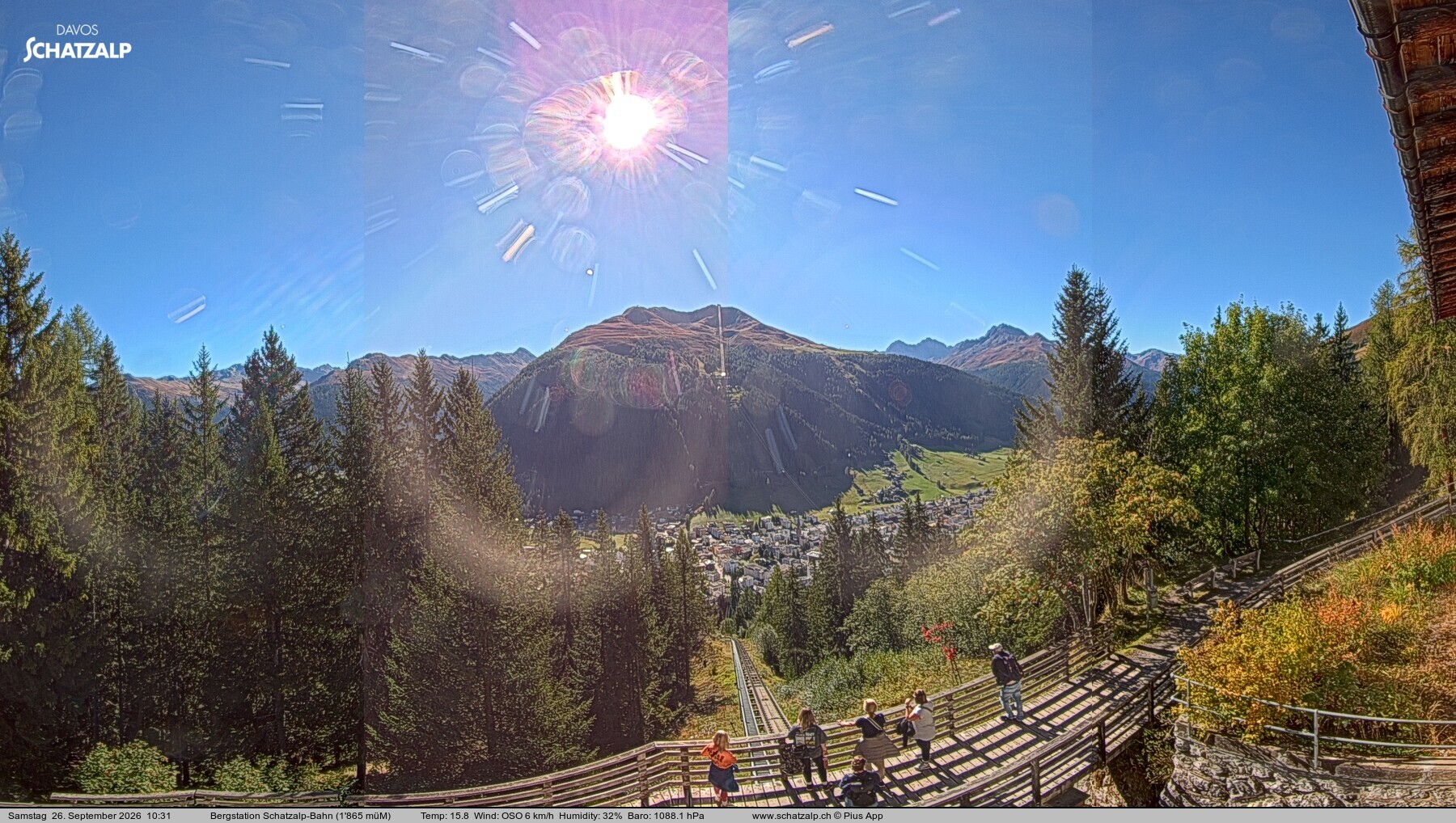 Archived image Webcam at Schatzalp