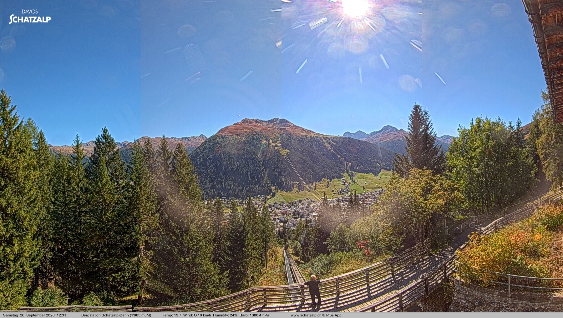 Archived image Webcam at Schatzalp