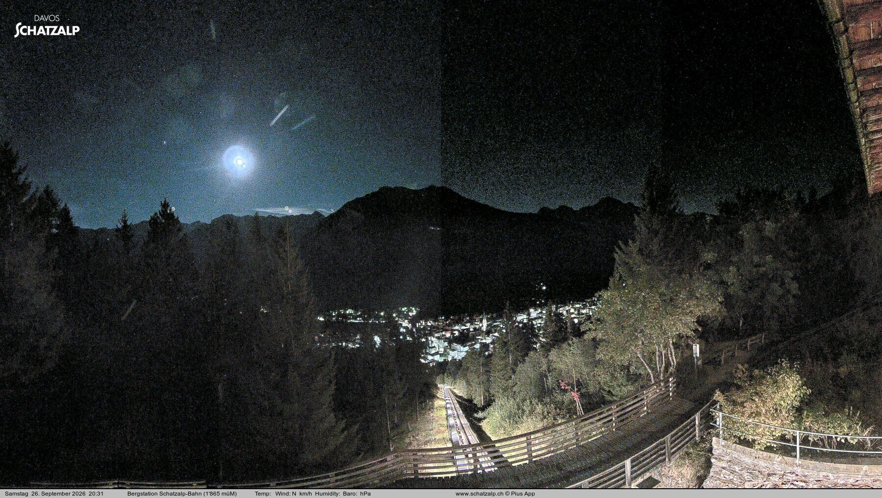 Archived image Webcam at Schatzalp