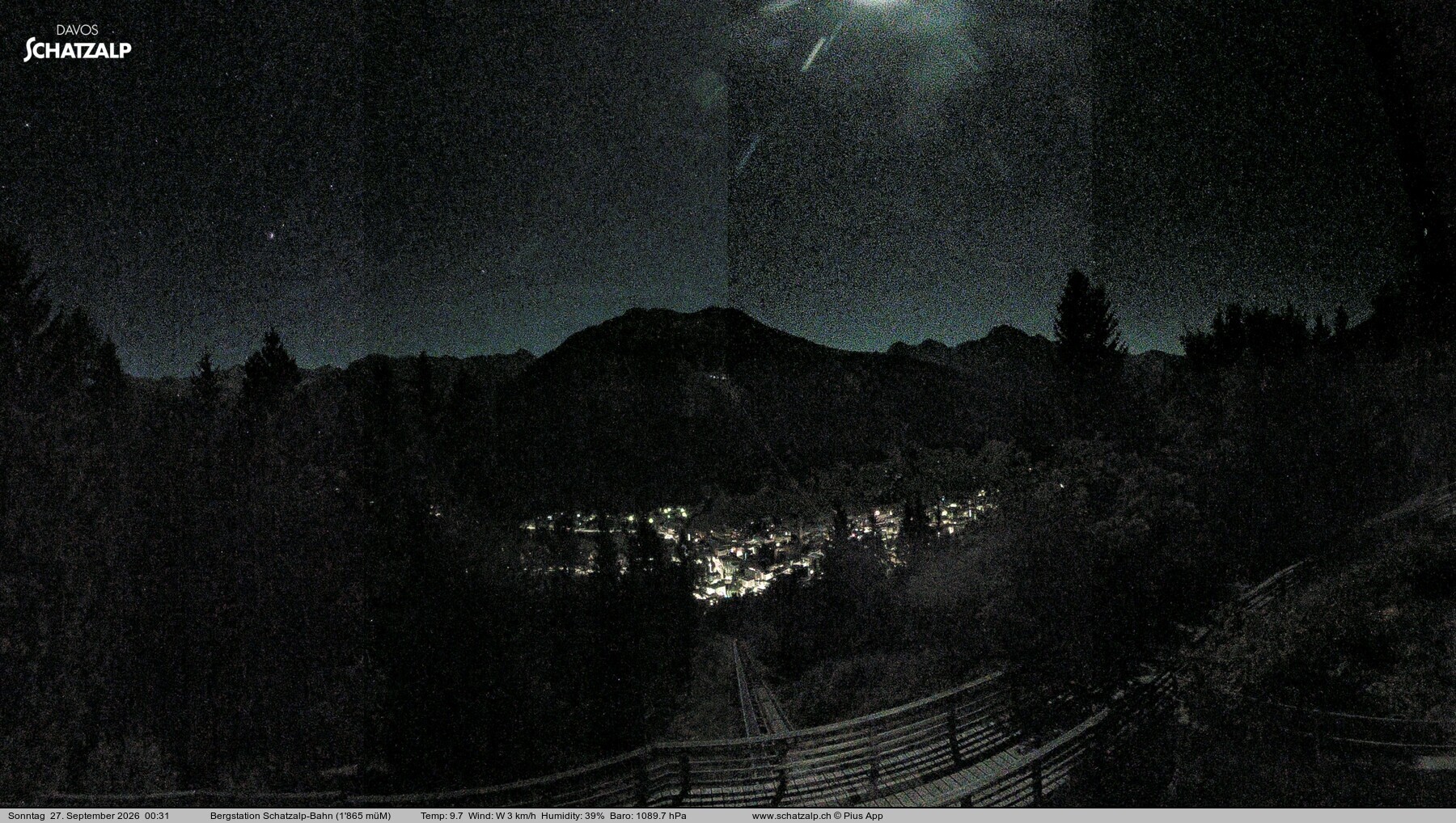 Archiv Foto Webcam Schatzalp
