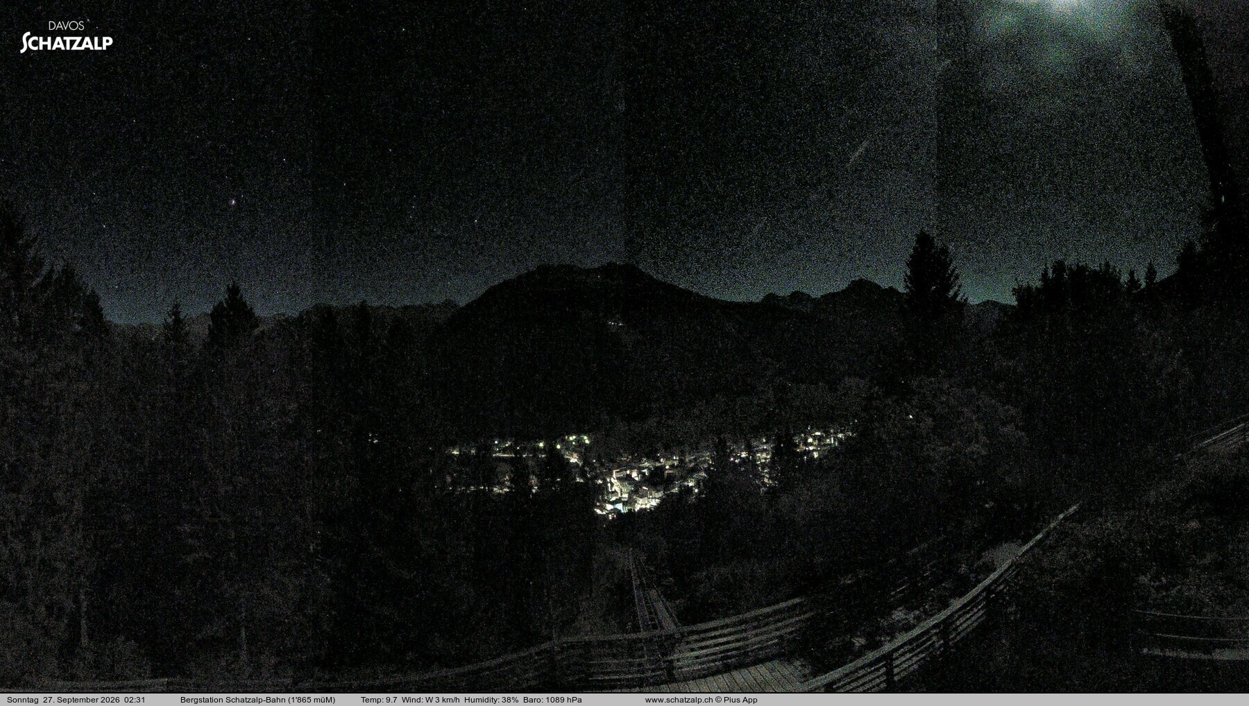 Archiv Foto Webcam Schatzalp