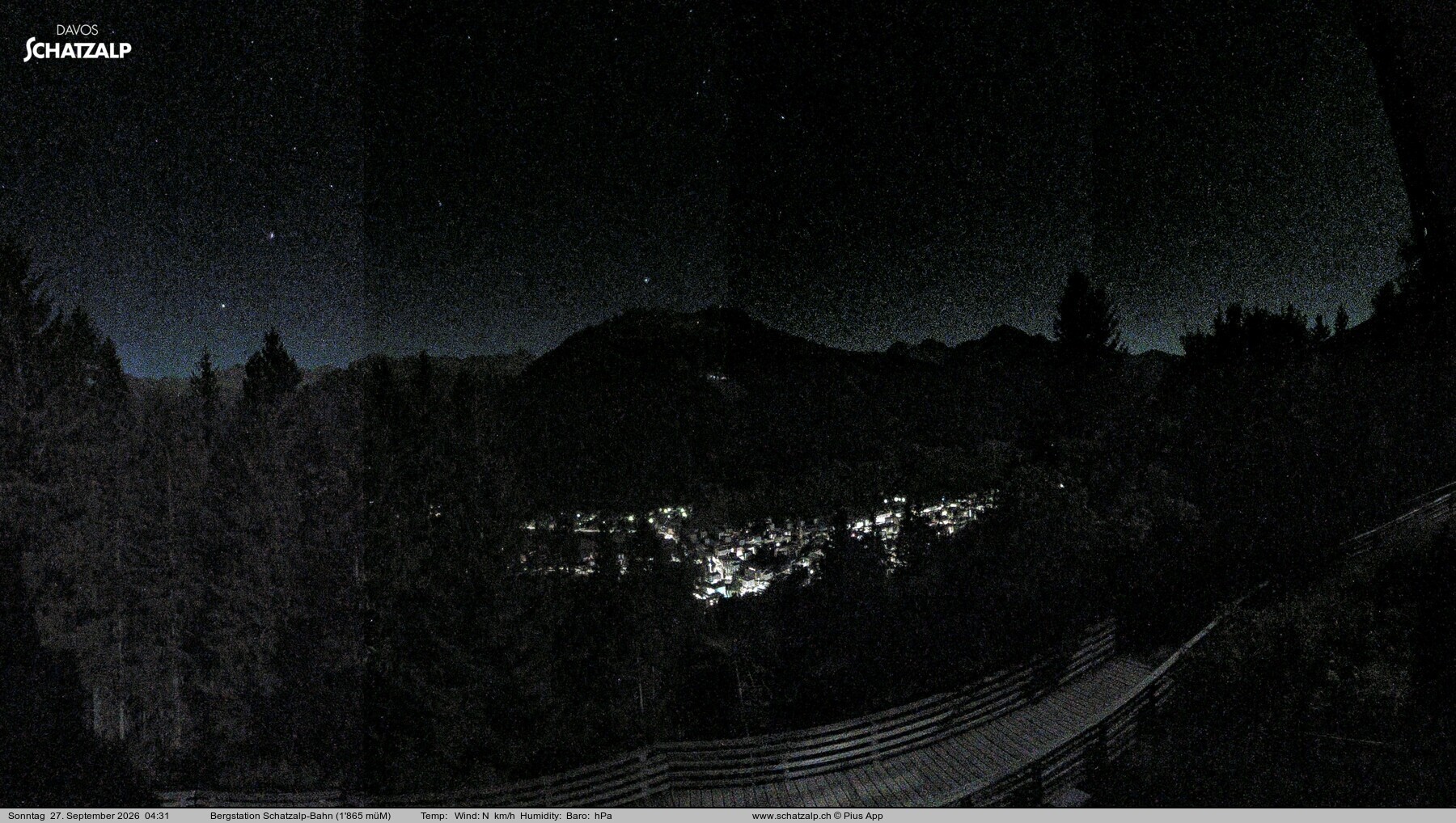 Archiv Foto Webcam Schatzalp