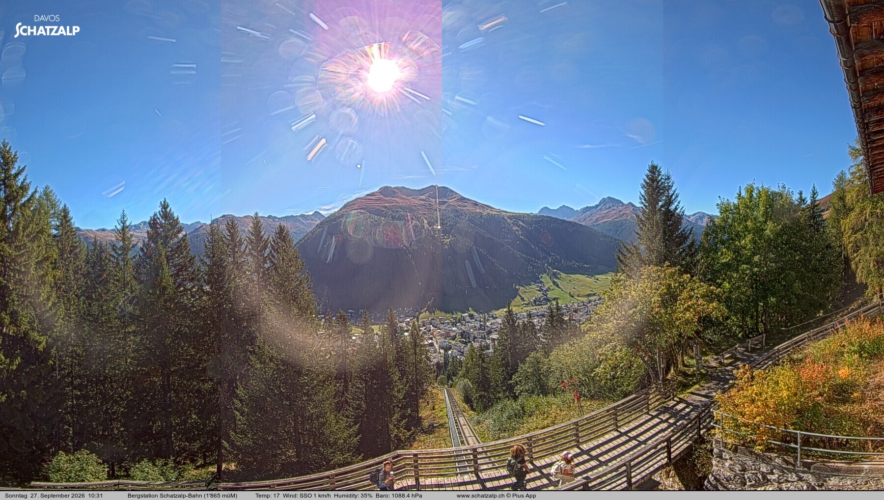 Archiv Foto Webcam Schatzalp