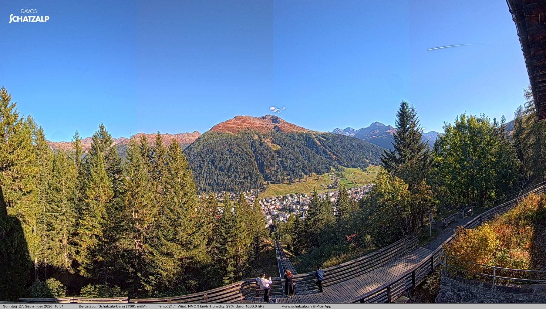 Archiv Foto Webcam Schatzalp