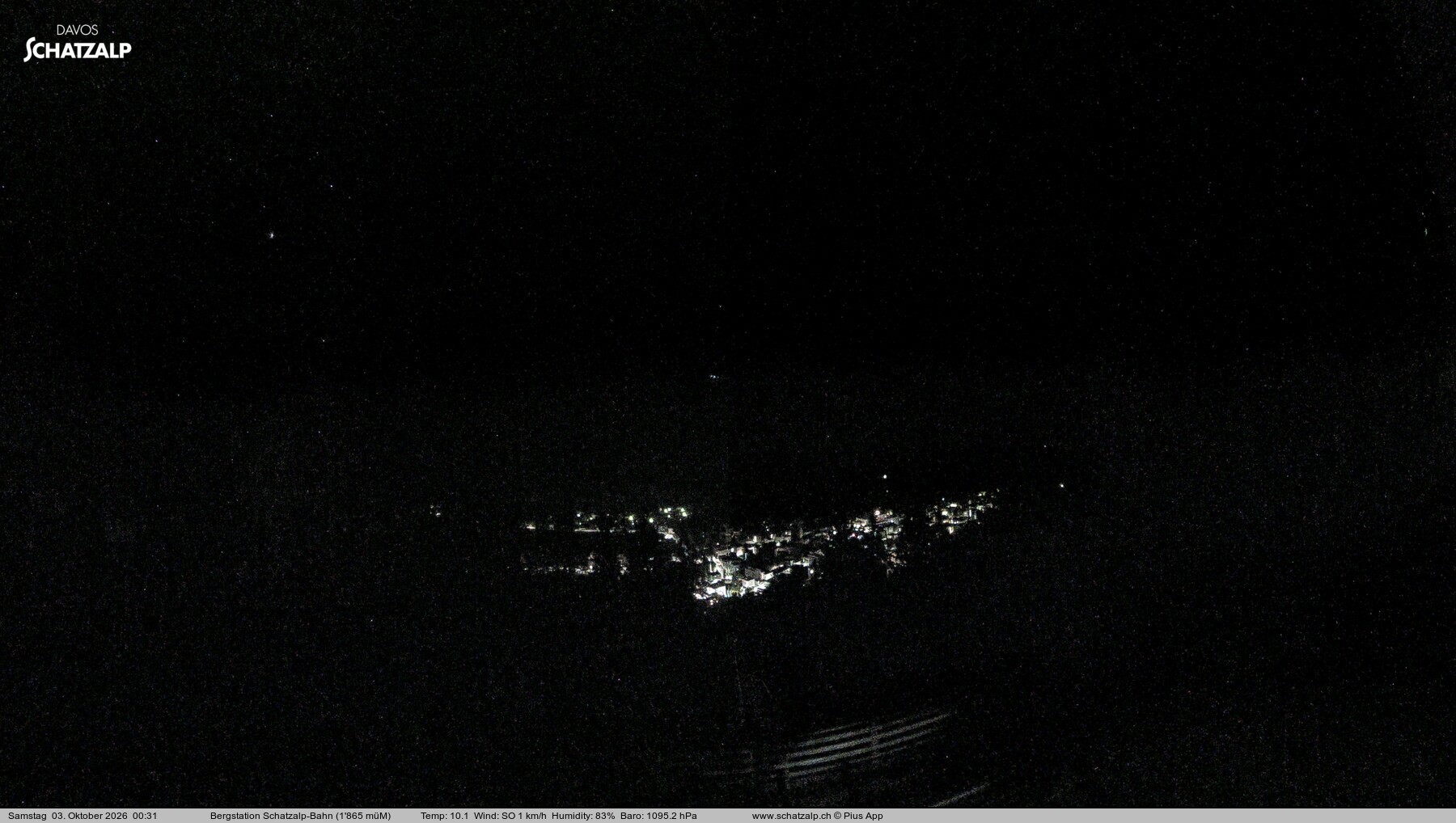 Archived image Webcam at Schatzalp