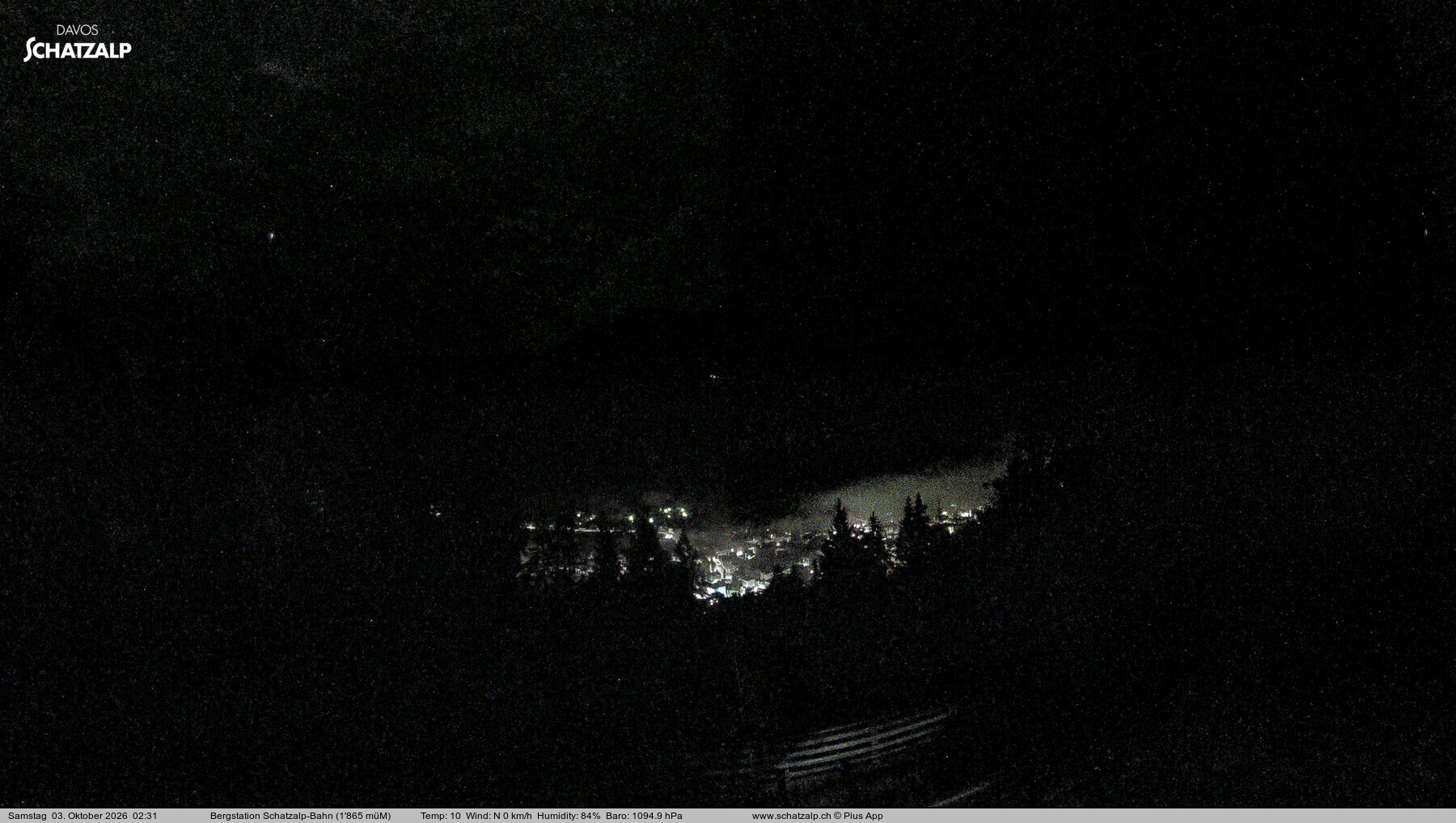 Archived image Webcam at Schatzalp