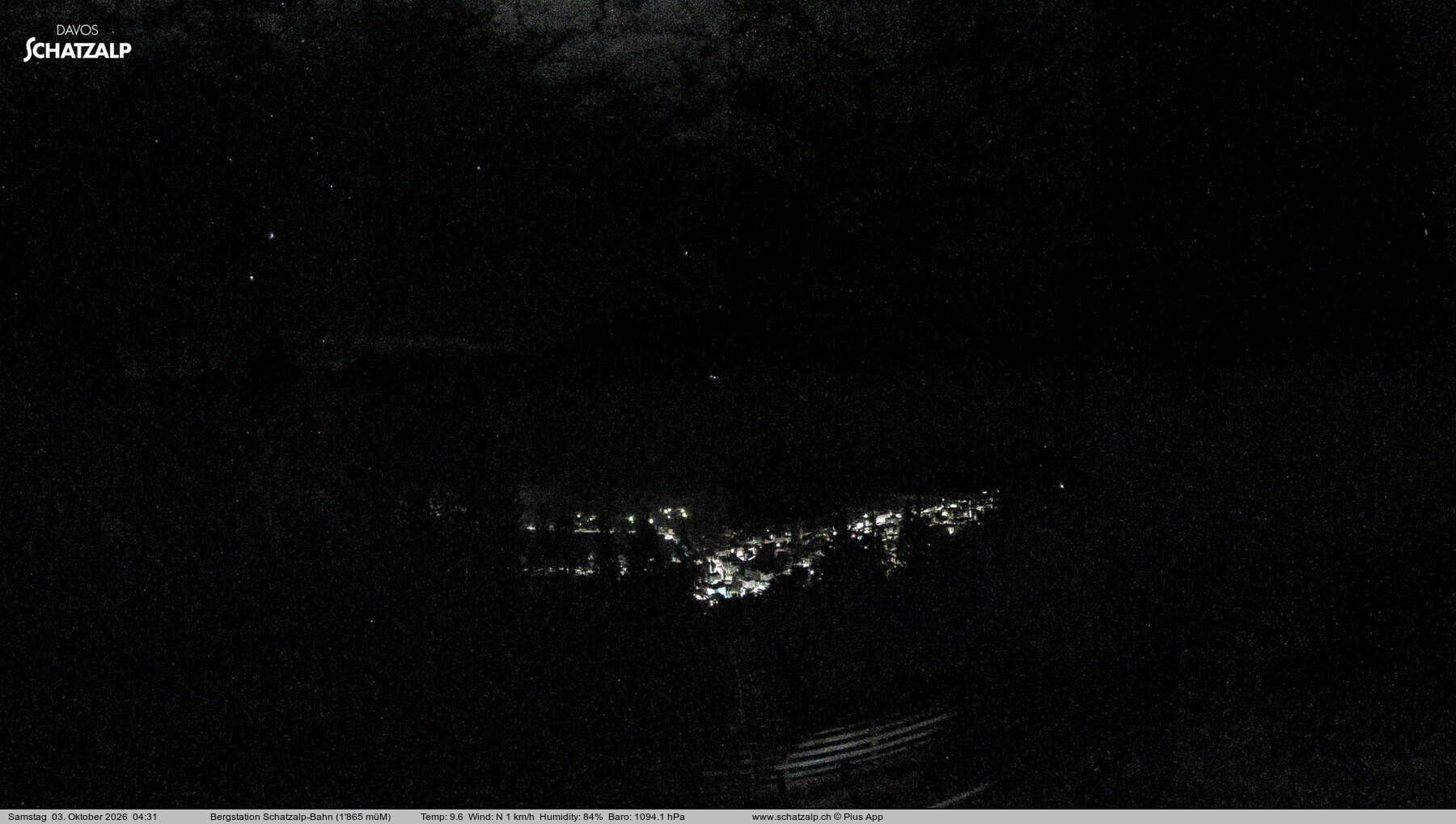 Archived image Webcam at Schatzalp