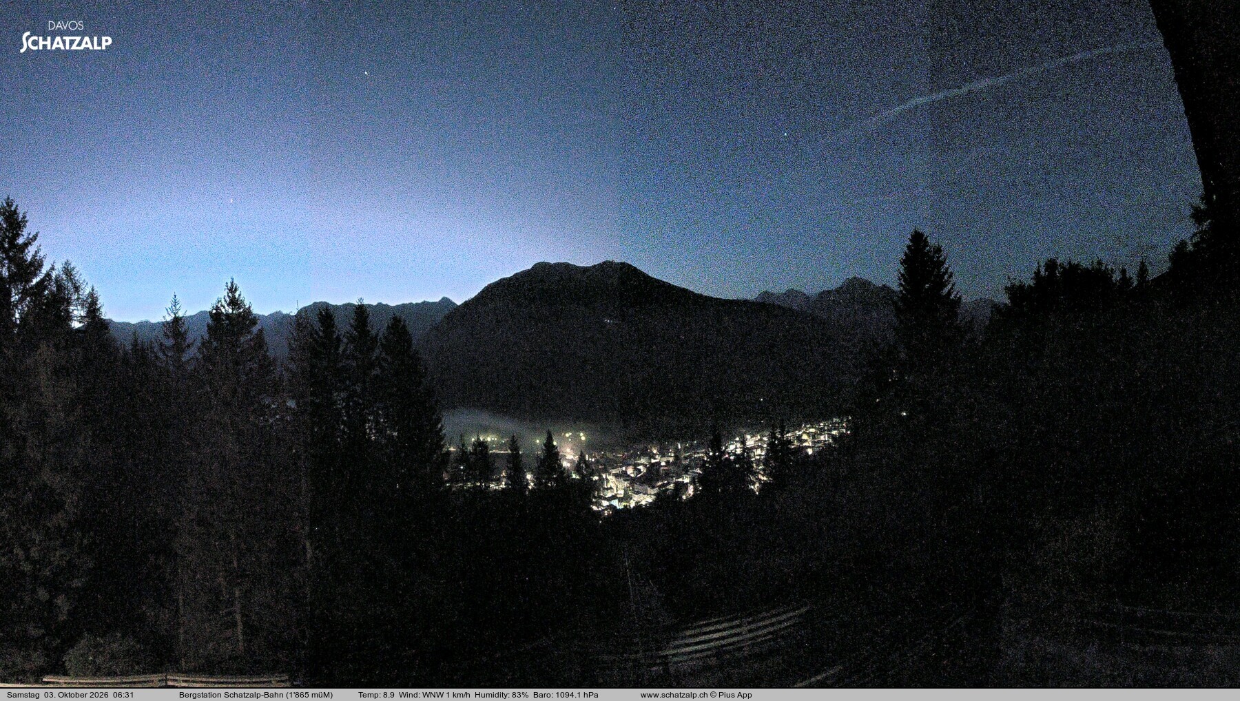Archived image Webcam at Schatzalp