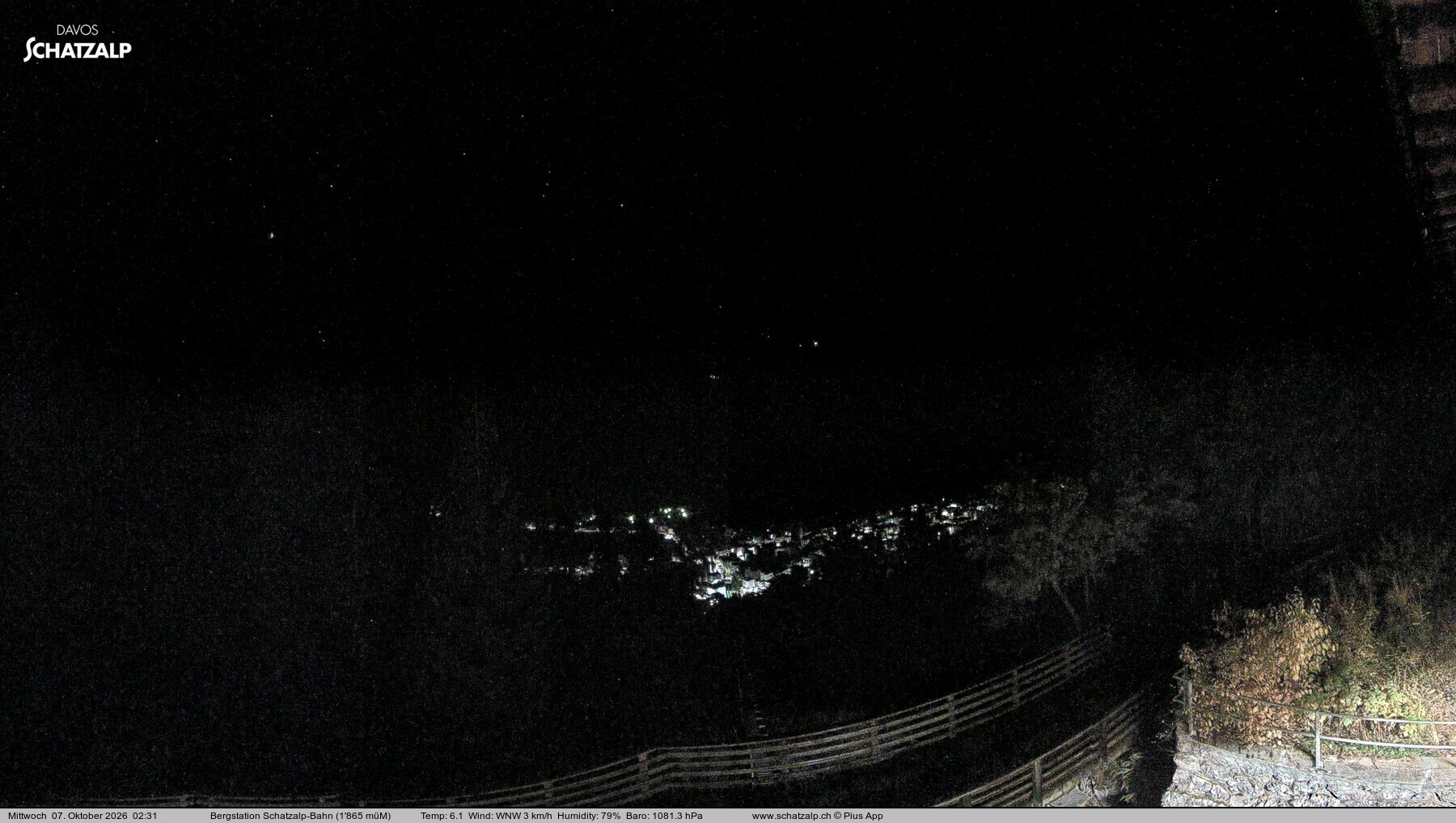 Archiv Foto Webcam Schatzalp