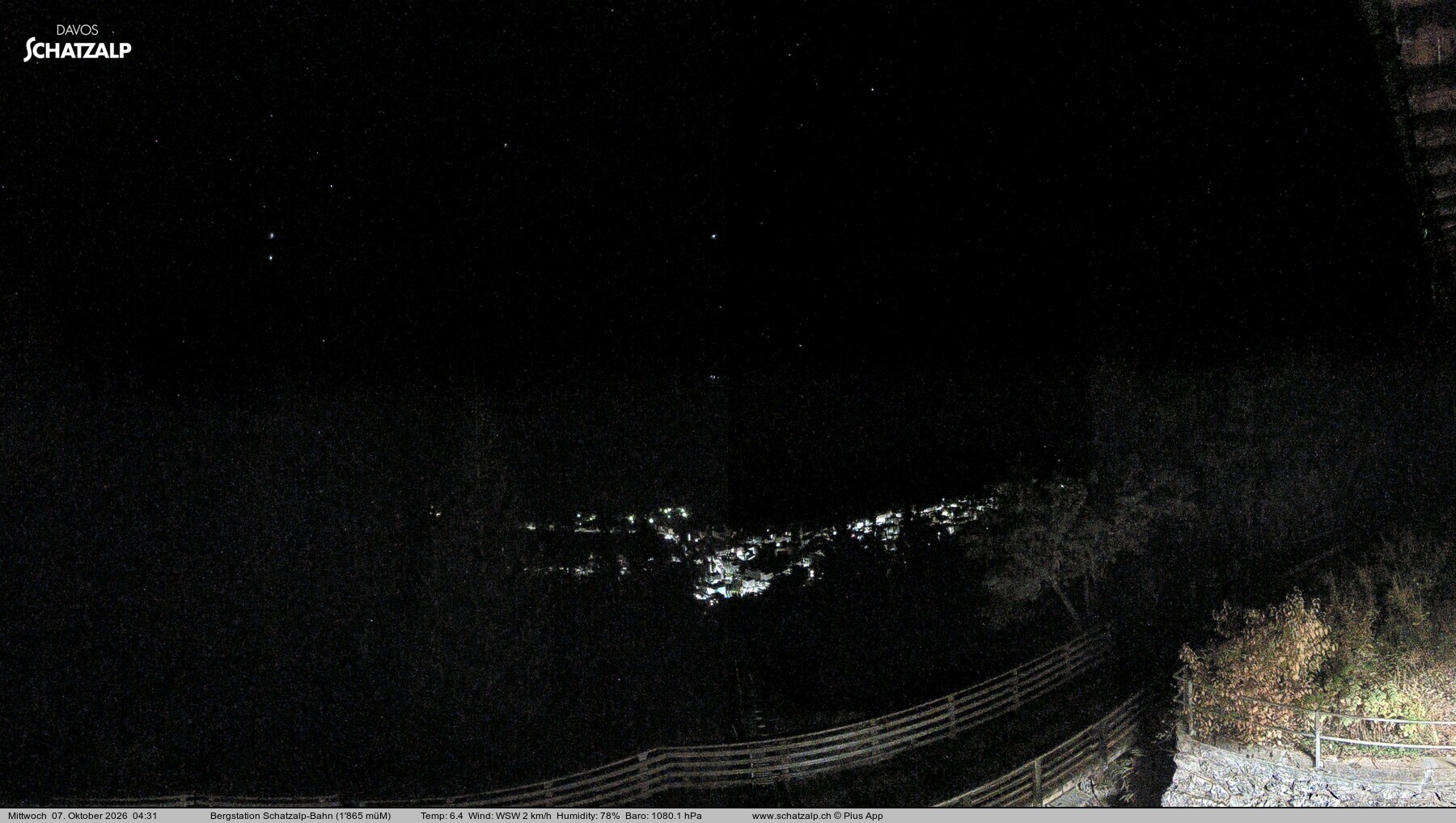 Archiv Foto Webcam Schatzalp