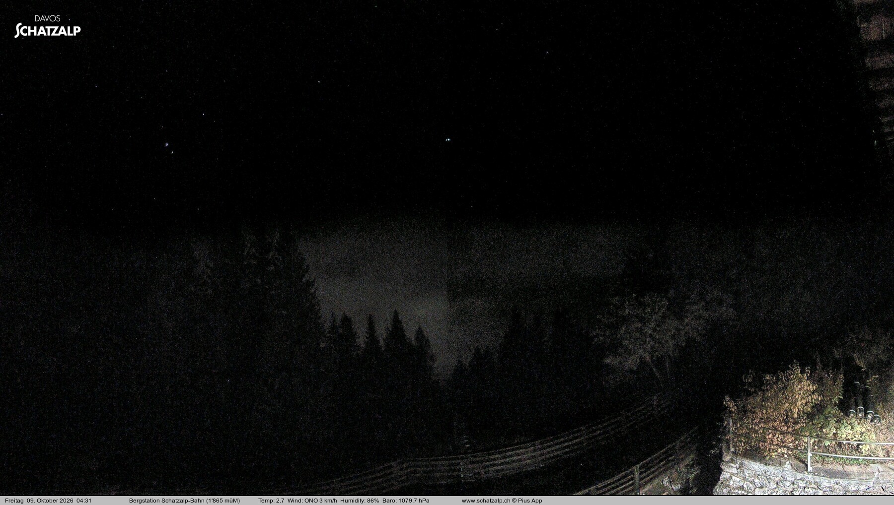 Archiv Foto Webcam Schatzalp