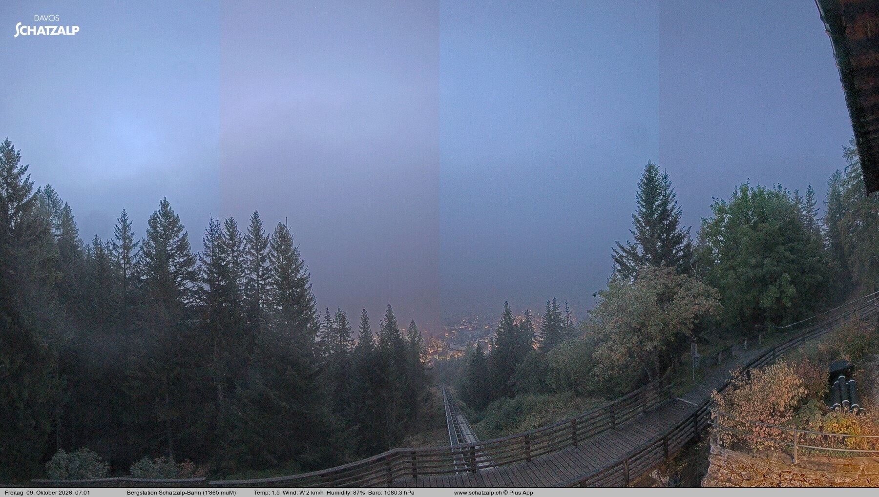 Archiv Foto Webcam Schatzalp
