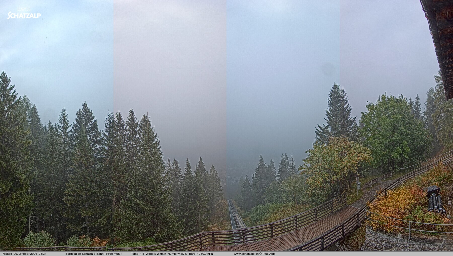 Archiv Foto Webcam Schatzalp