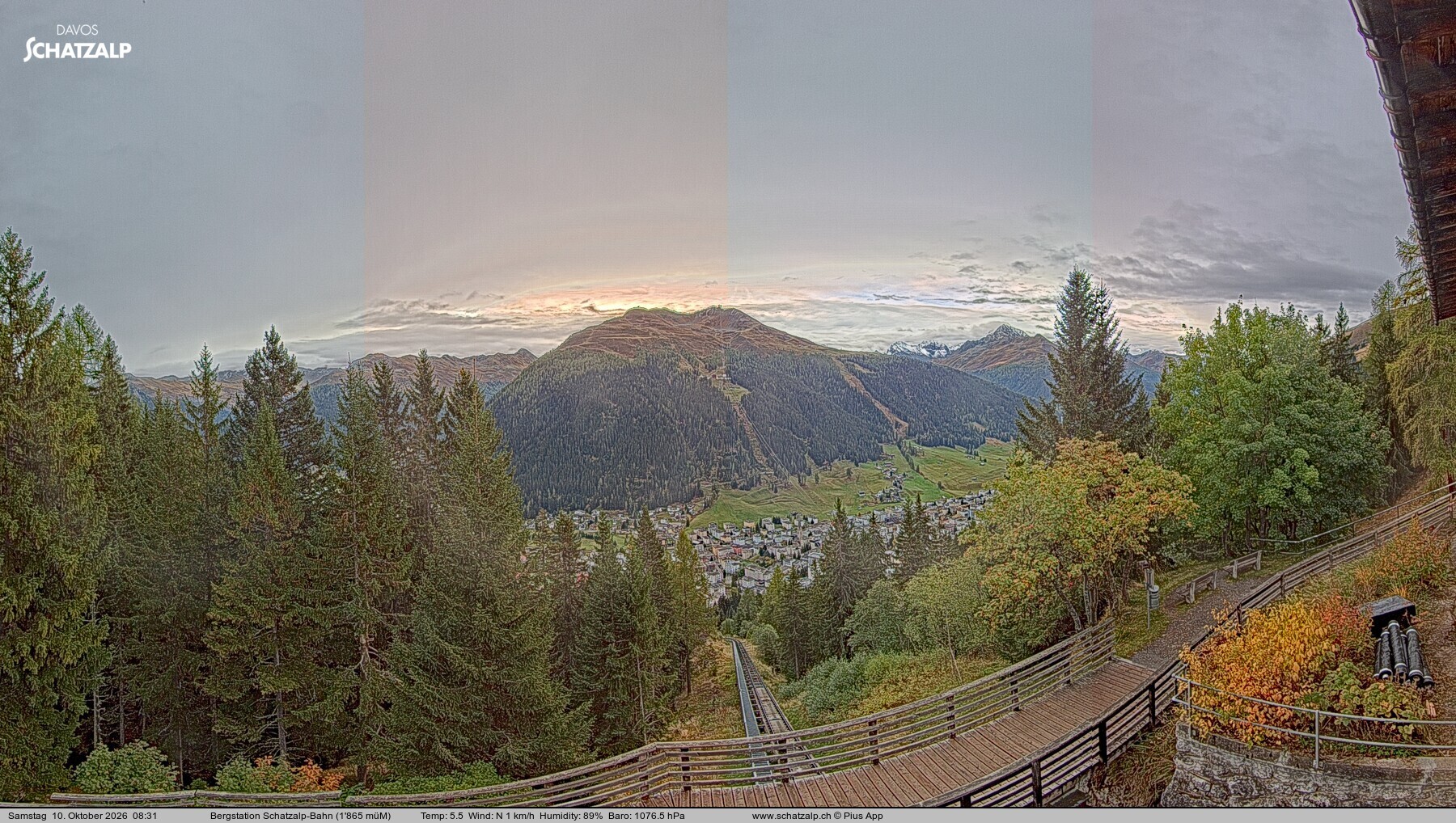 Archived image Webcam at Schatzalp