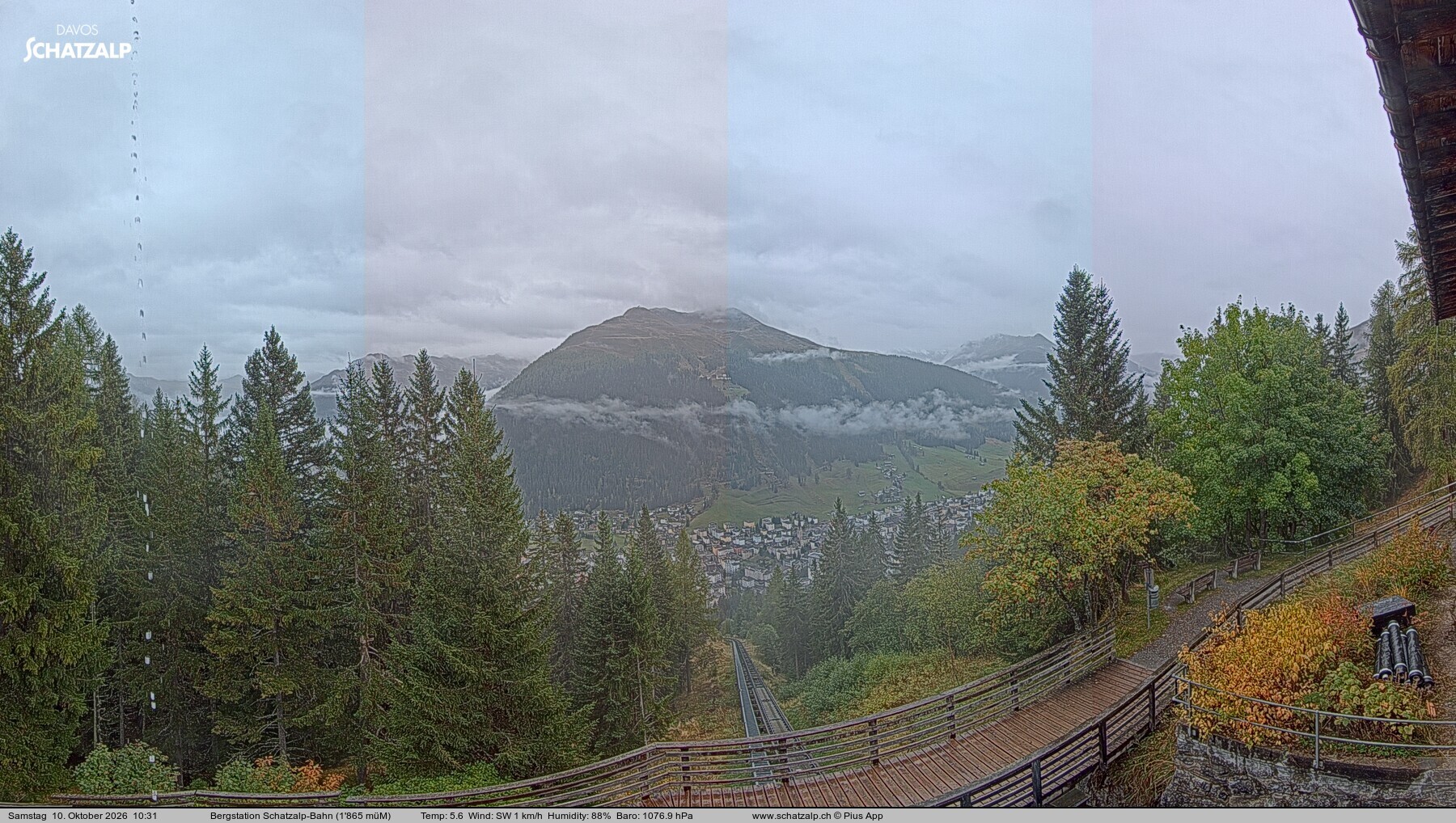 Archived image Webcam at Schatzalp