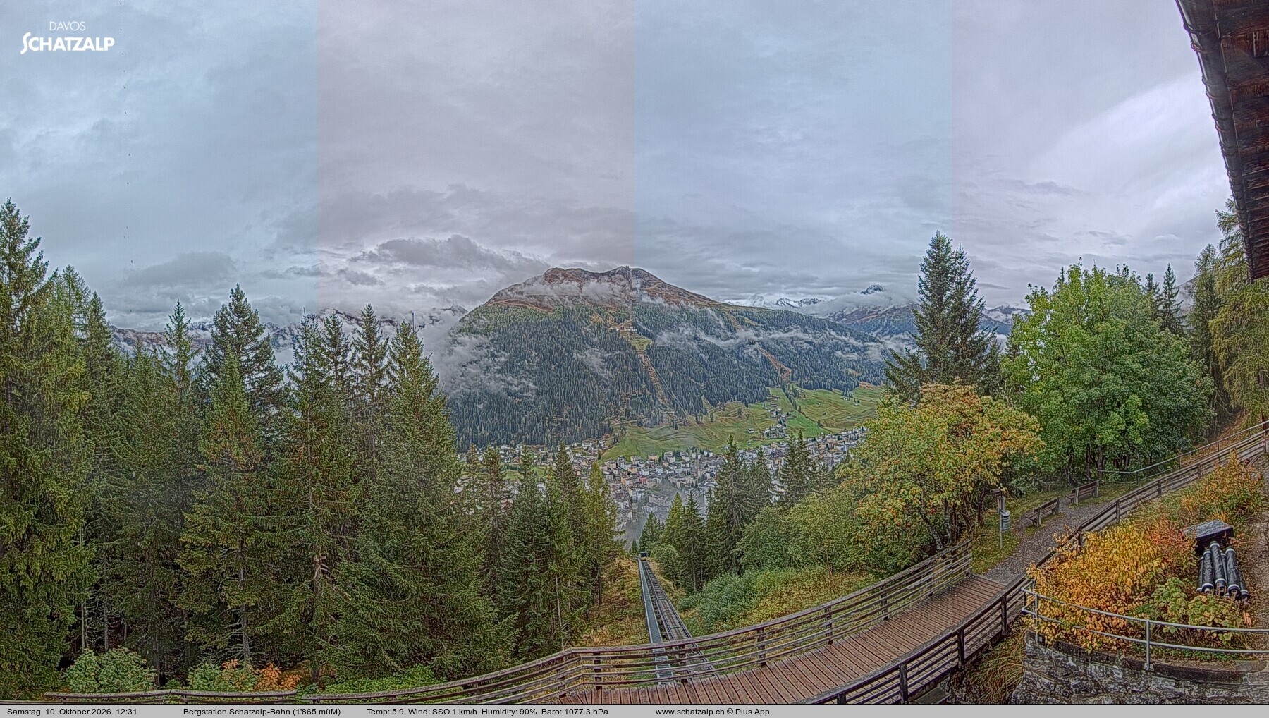 Archived image Webcam at Schatzalp