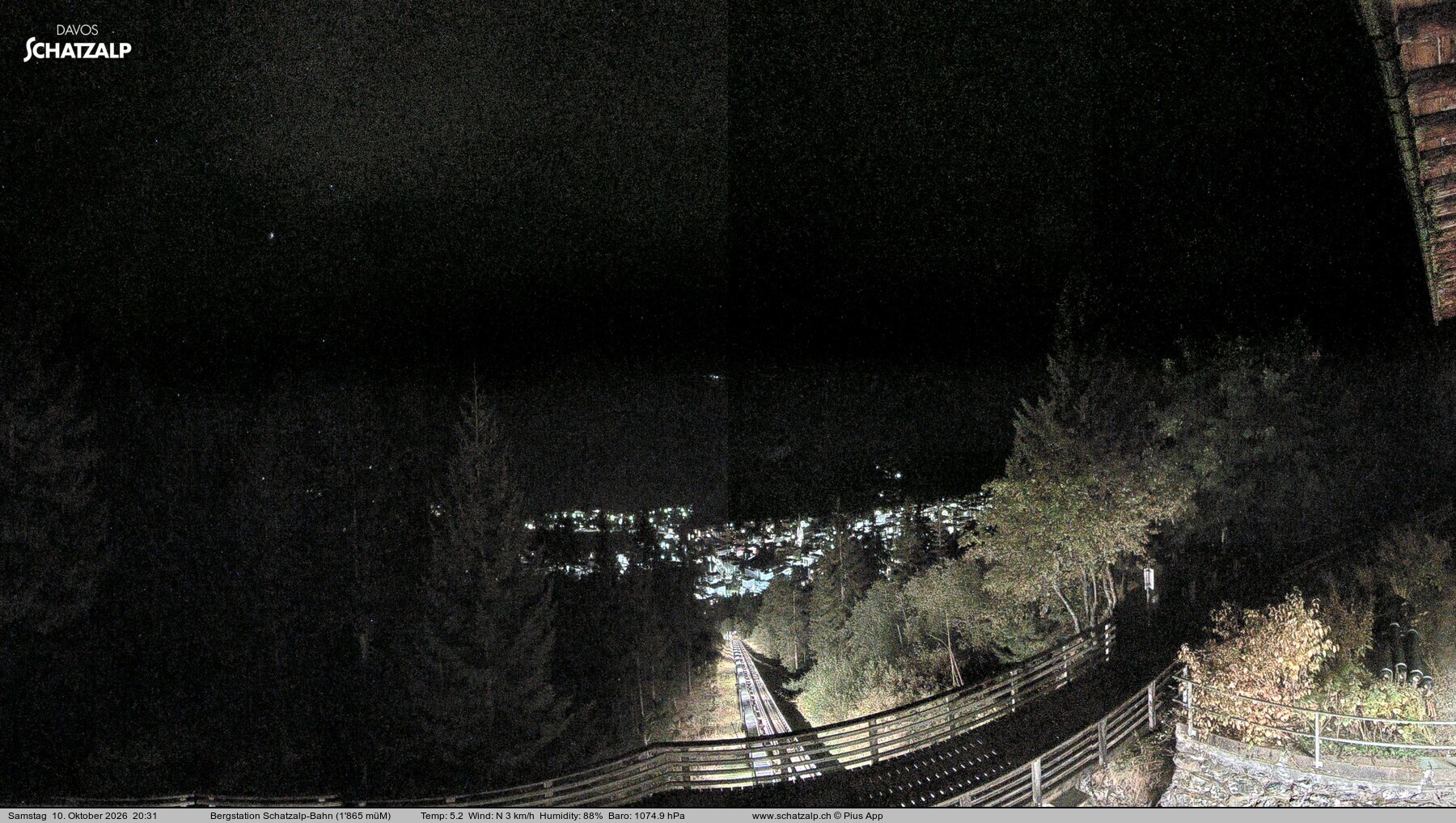 Archived image Webcam at Schatzalp