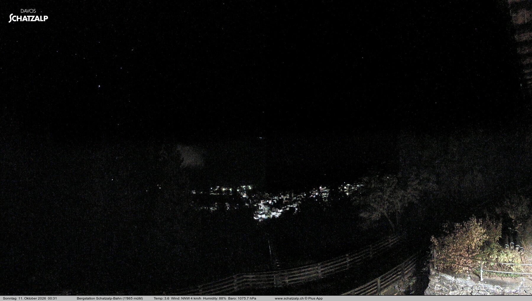 Archiv Foto Webcam Schatzalp