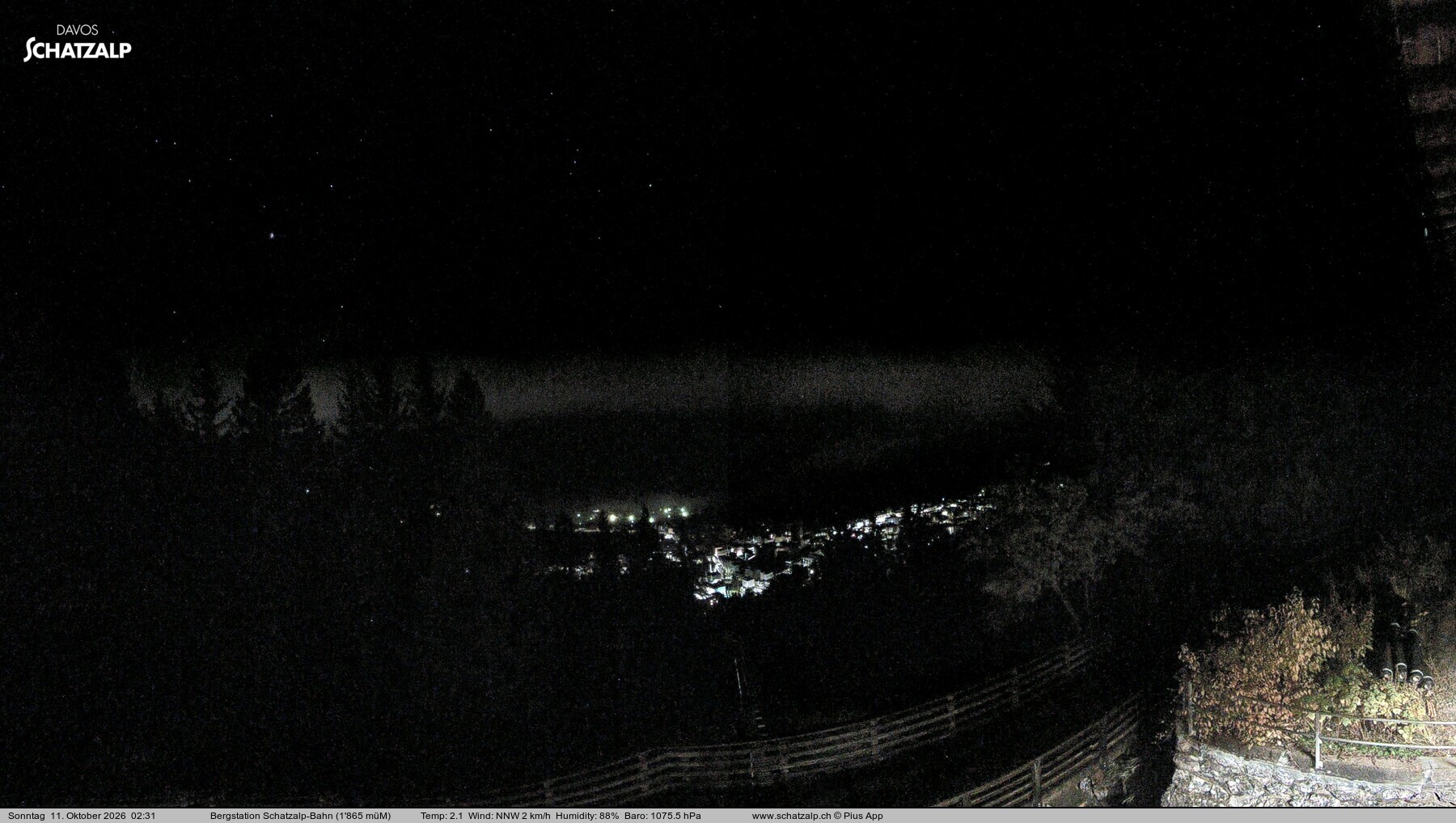 Archiv Foto Webcam Schatzalp