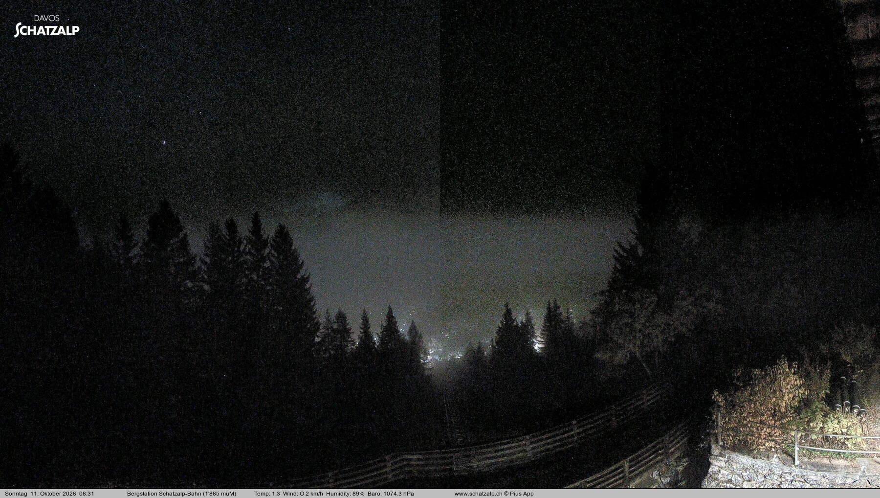 Archiv Foto Webcam Schatzalp