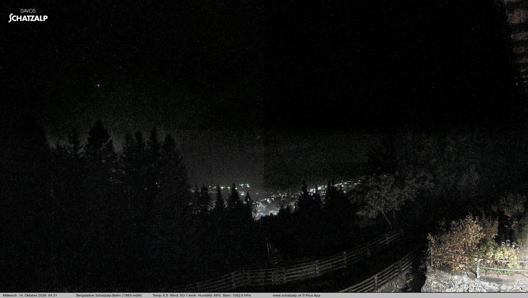 Archiv Foto Webcam Schatzalp