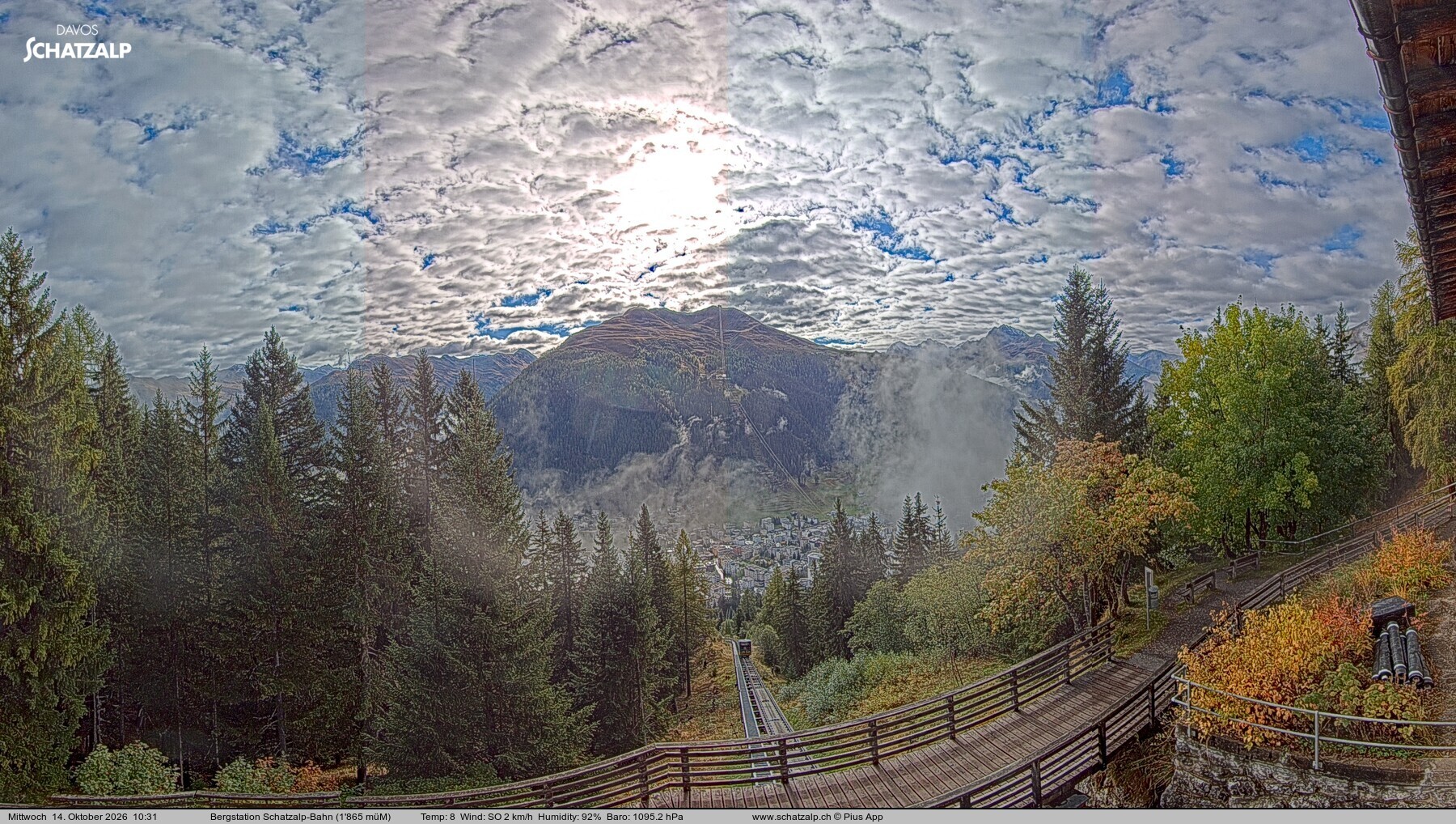 Archiv Foto Webcam Schatzalp