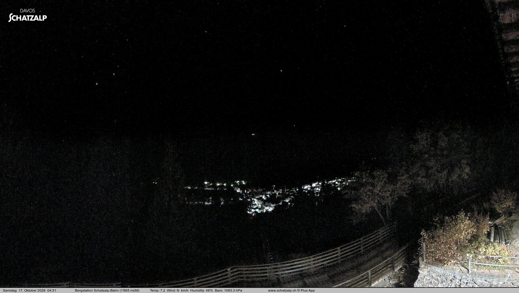 Archiv Foto Webcam Schatzalp