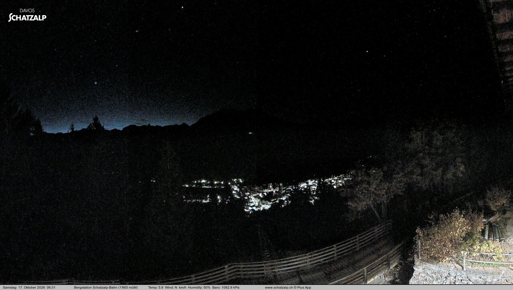 Archiv Foto Webcam Schatzalp