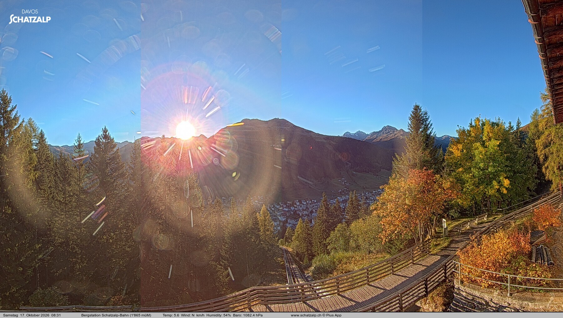 Archiv Foto Webcam Schatzalp
