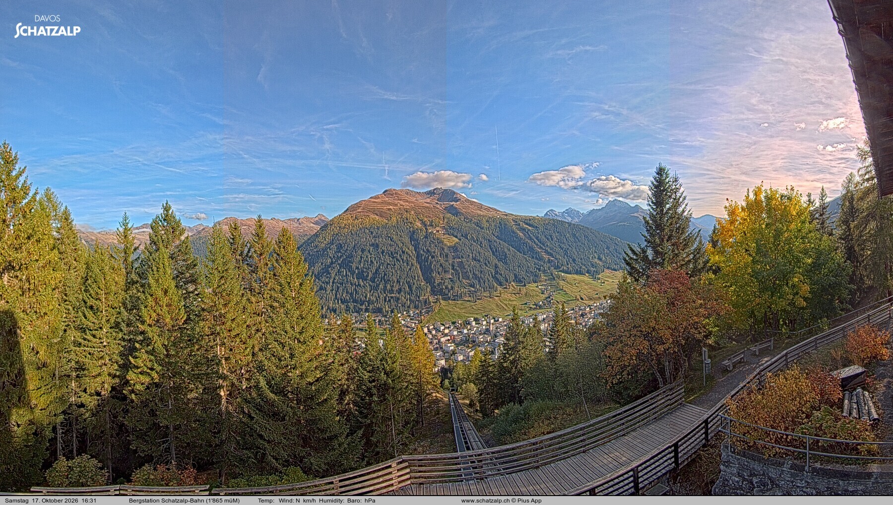 Archiv Foto Webcam Schatzalp