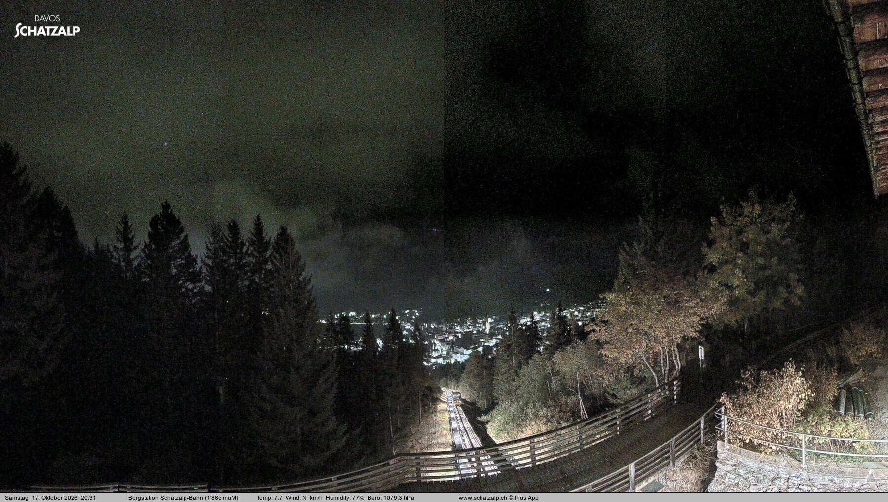 Archiv Foto Webcam Schatzalp