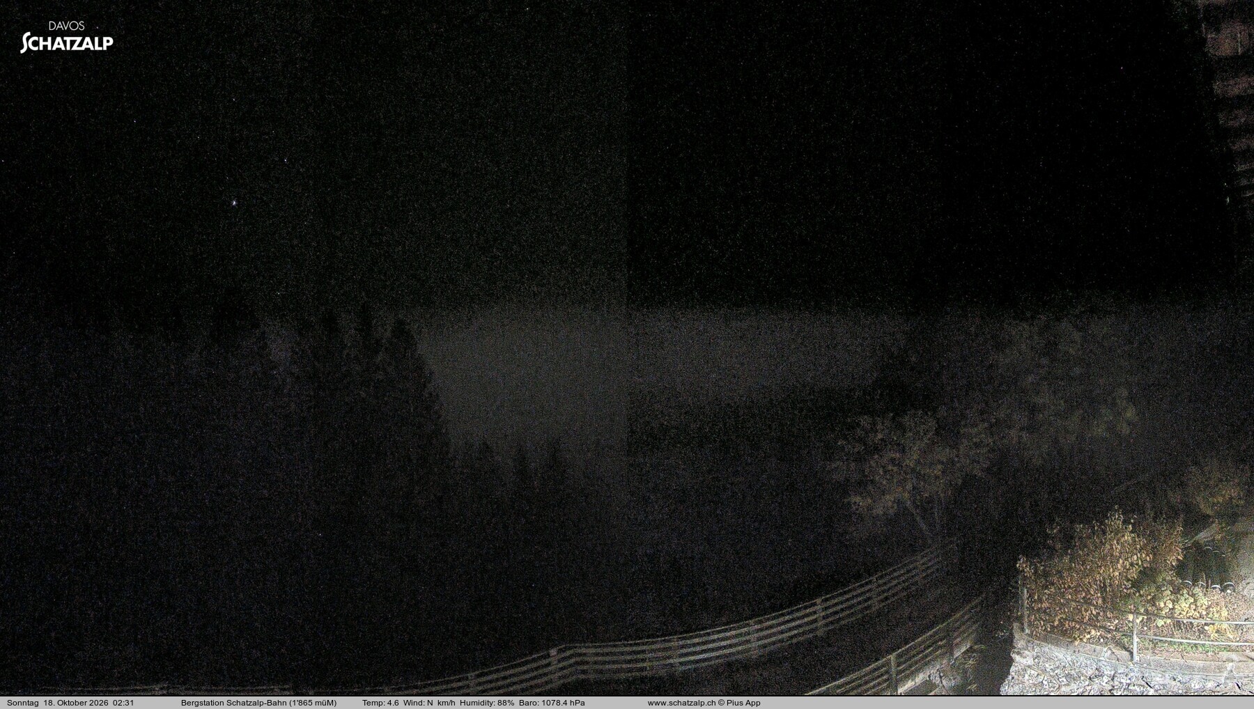 Archiv Foto Webcam Schatzalp